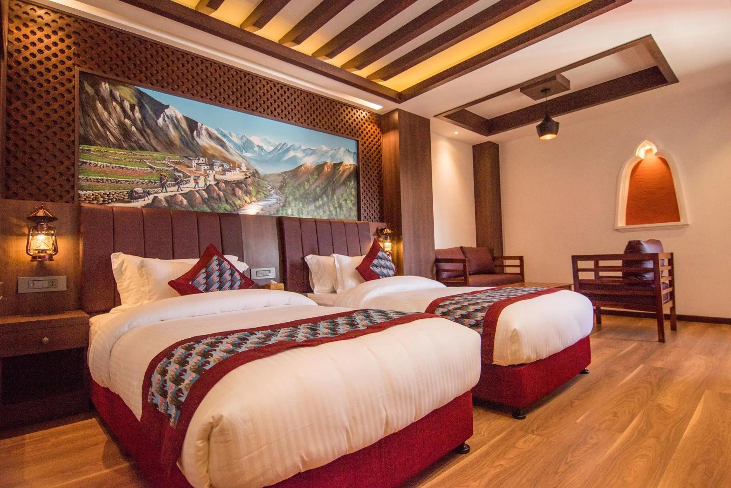 Bed in Everest Boutique Hotel