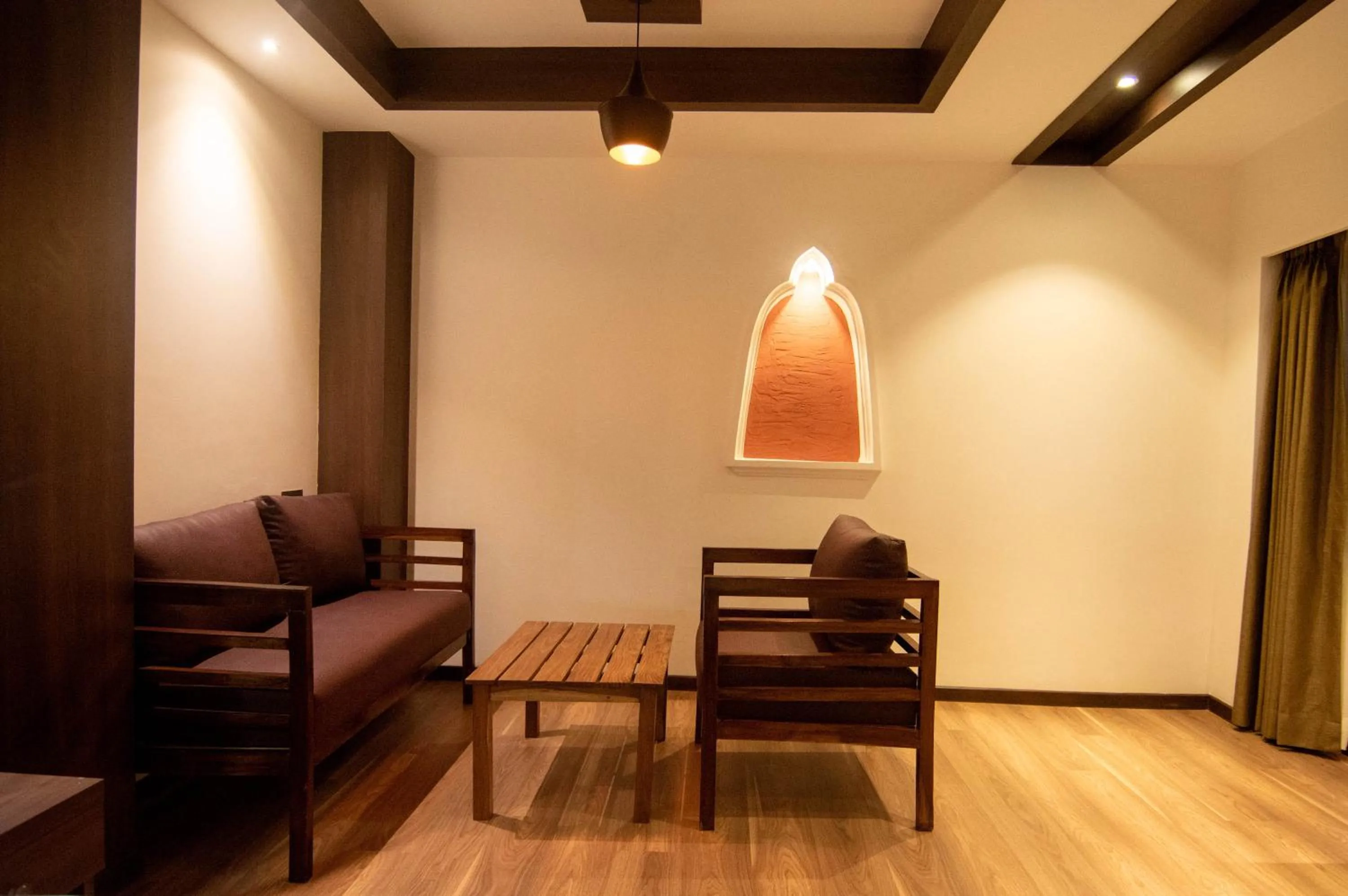 Seating area in Everest Boutique Hotel