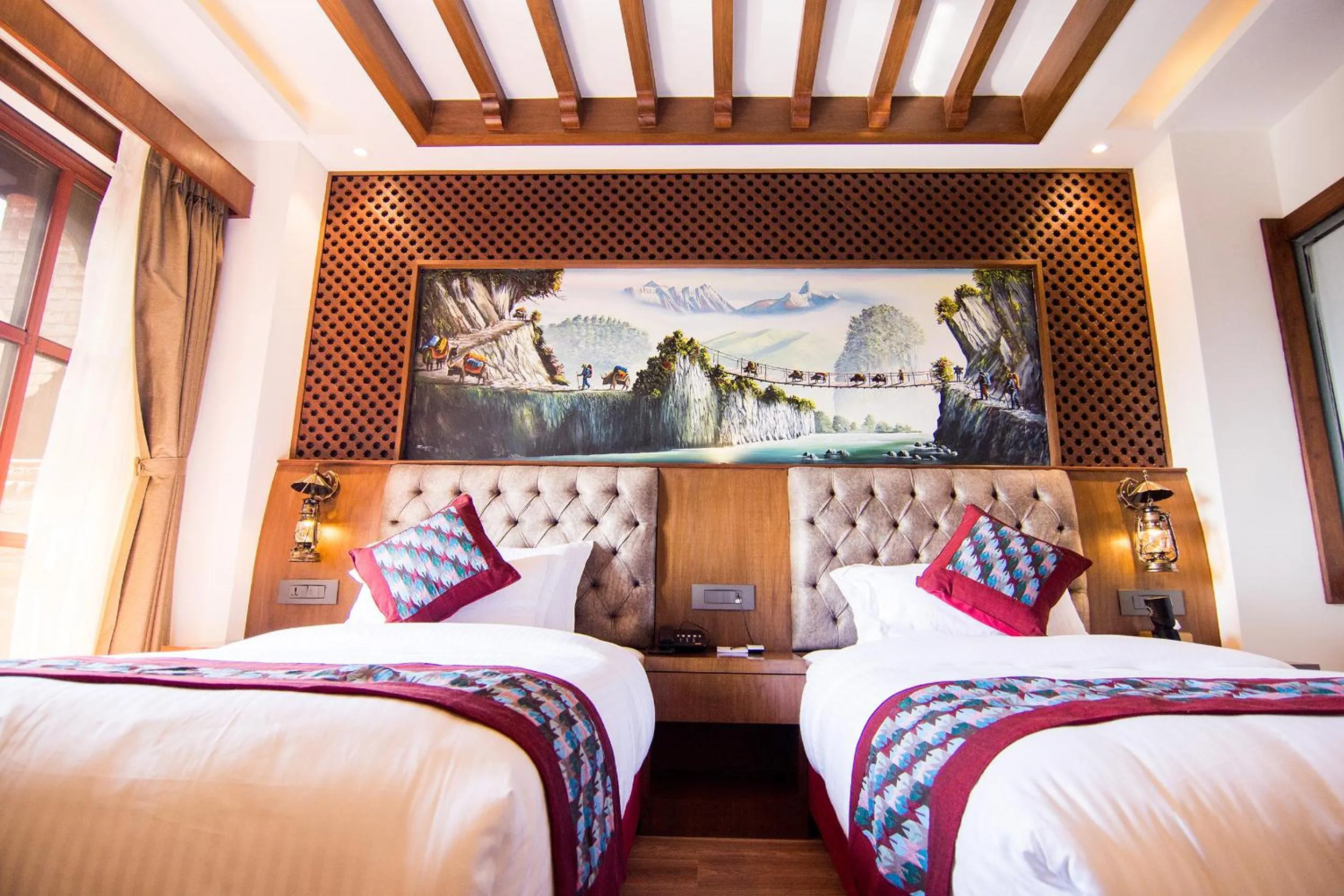 Bed in Everest Boutique Hotel