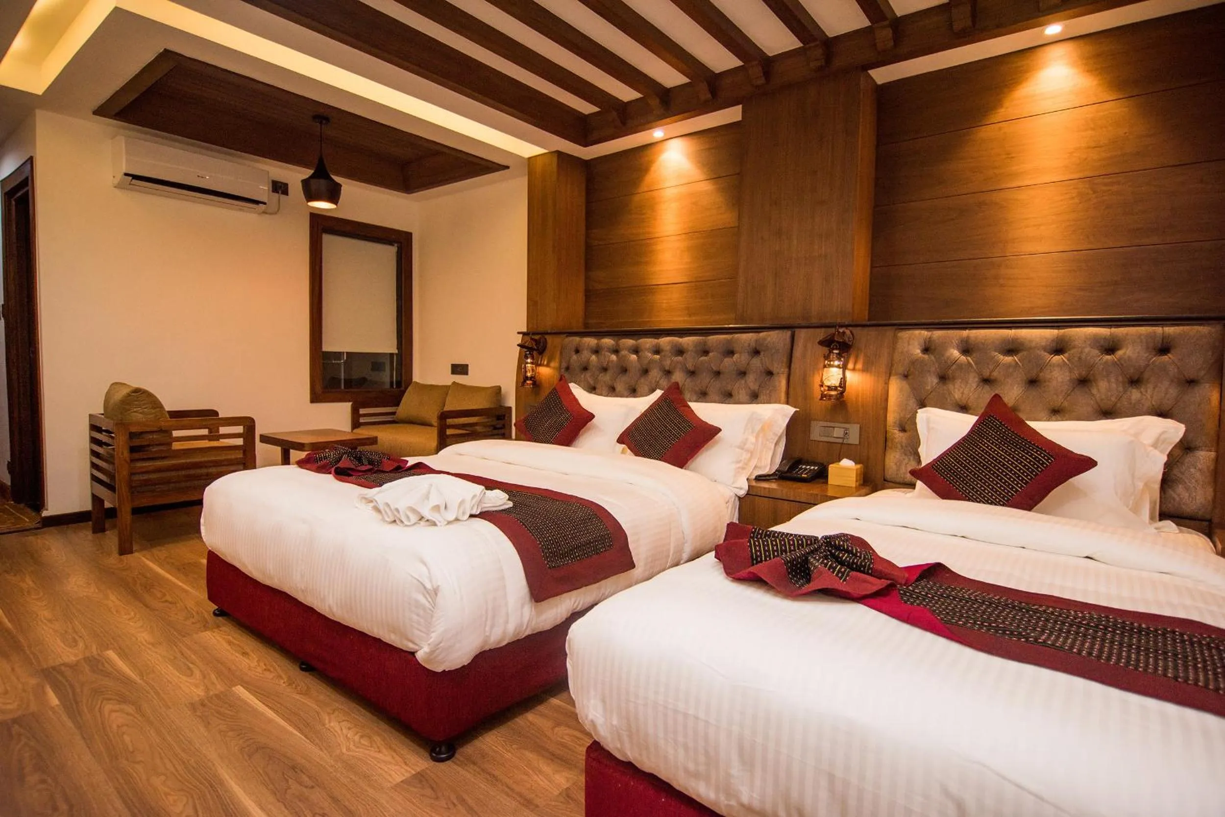Bed in Everest Boutique Hotel