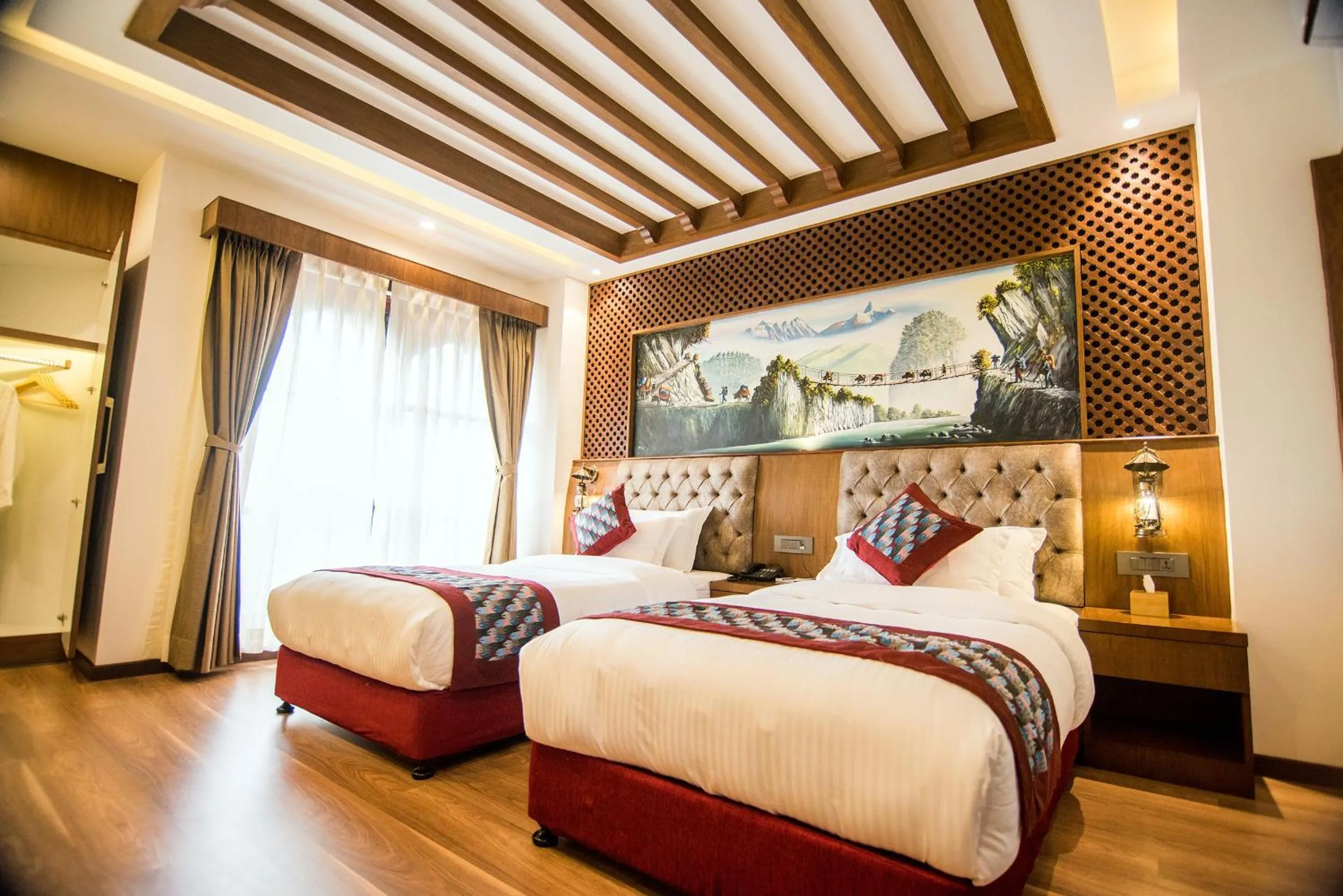 Bed in Everest Boutique Hotel