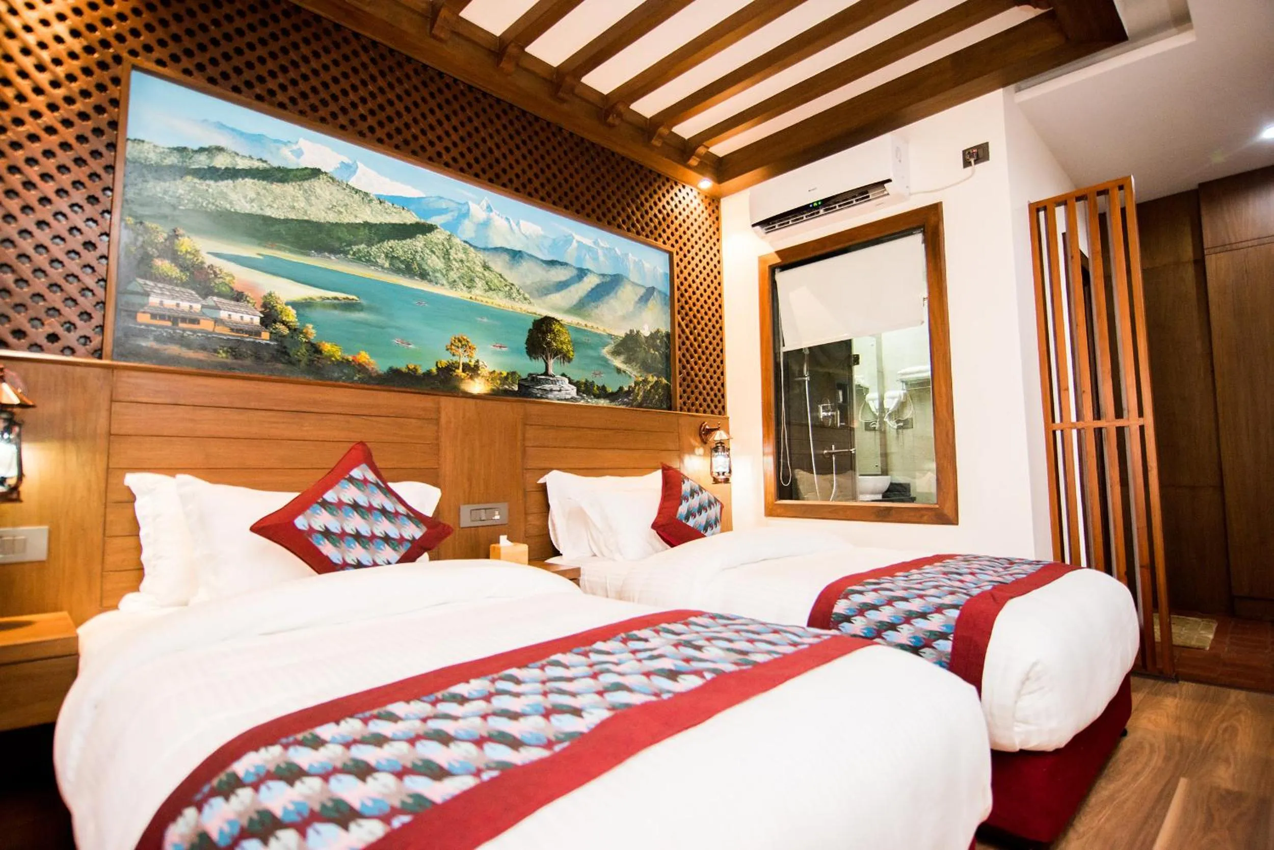 Bed in Everest Boutique Hotel
