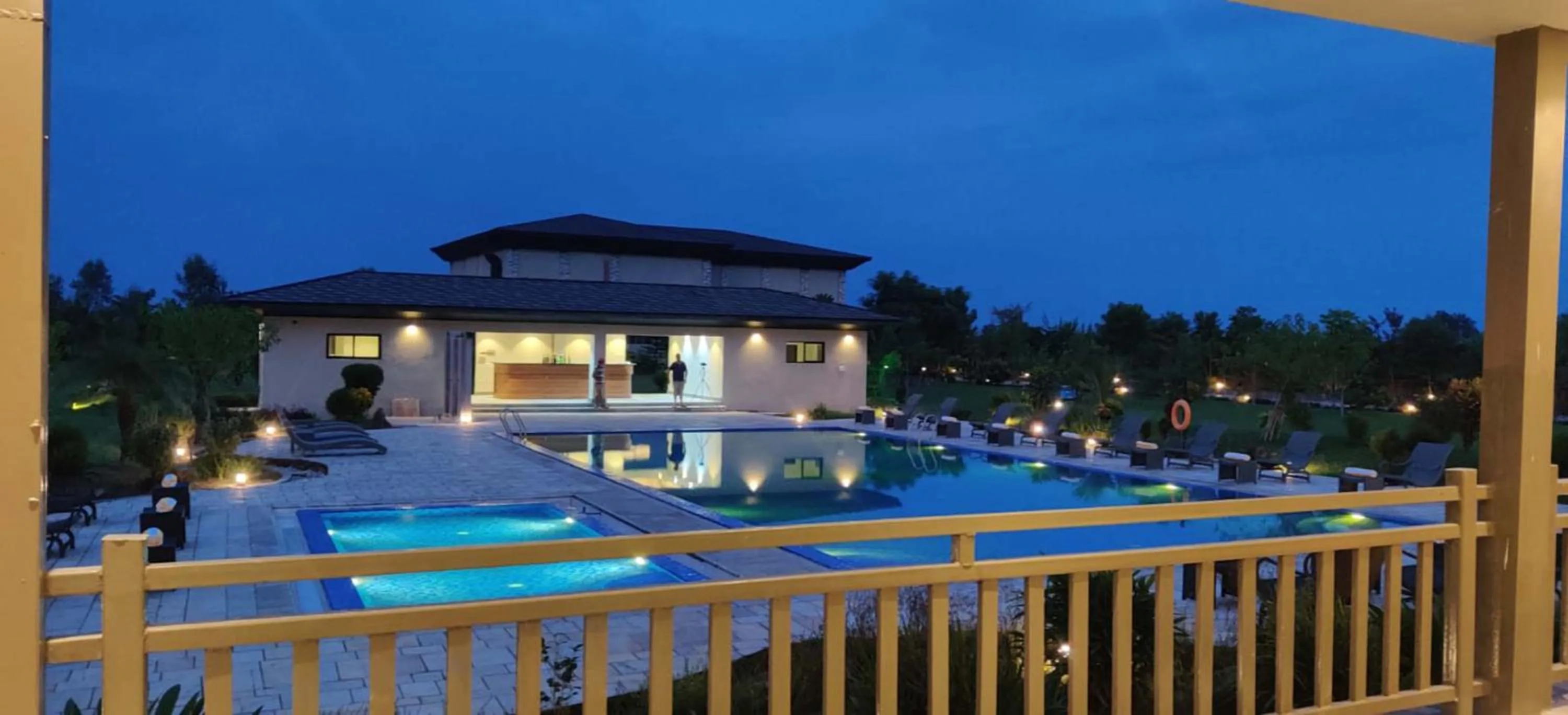 Pool view in Soaltee Westend Resort Chitwan