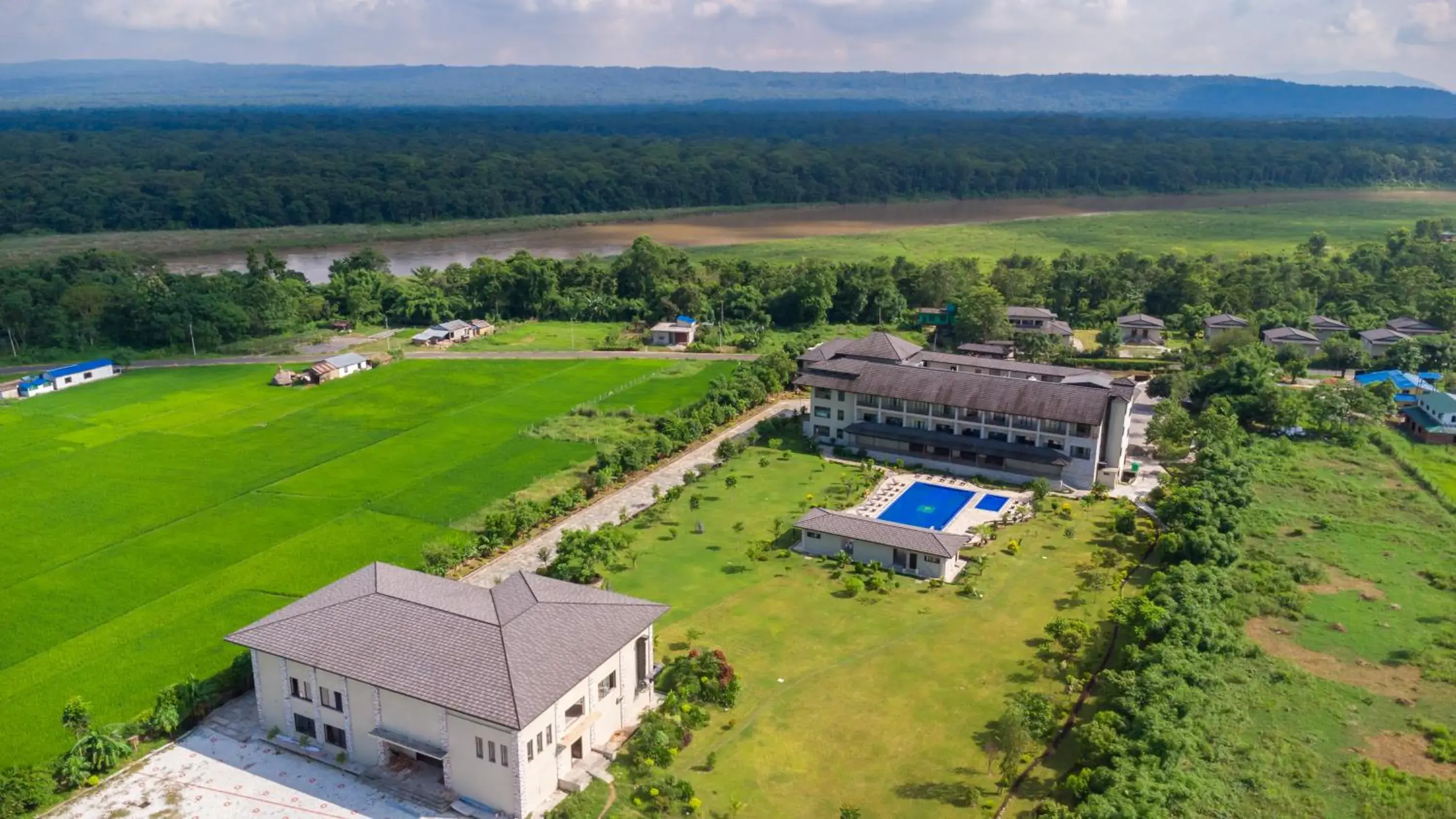 Bird's eye view in Soaltee Westend Resort Chitwan Bird's eye view in Soaltee Westend Resort Chitwan