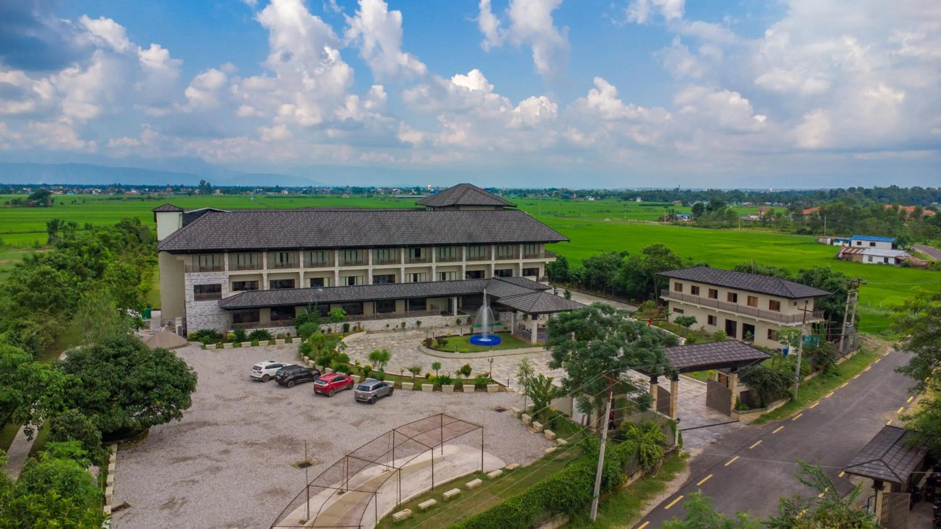 Bird's eye view in Soaltee Westend Resort Chitwan
