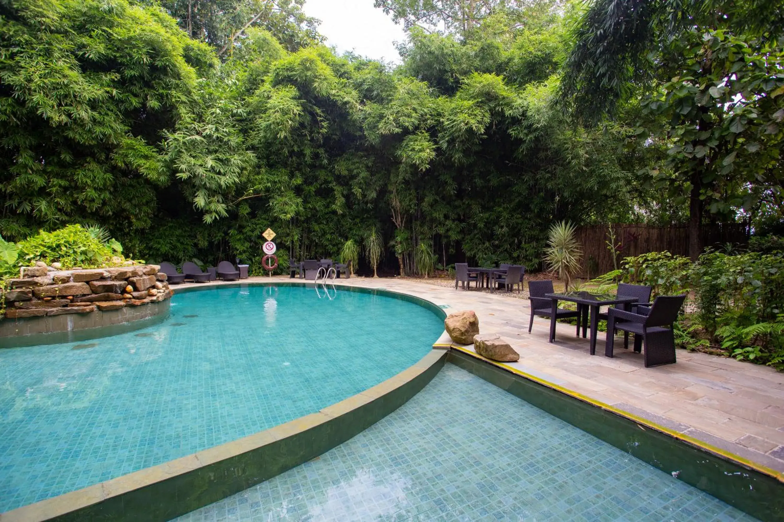 Pool view in Soaltee Westend Resort Chitwan Pool view in Soaltee Westend Resort Chitwan