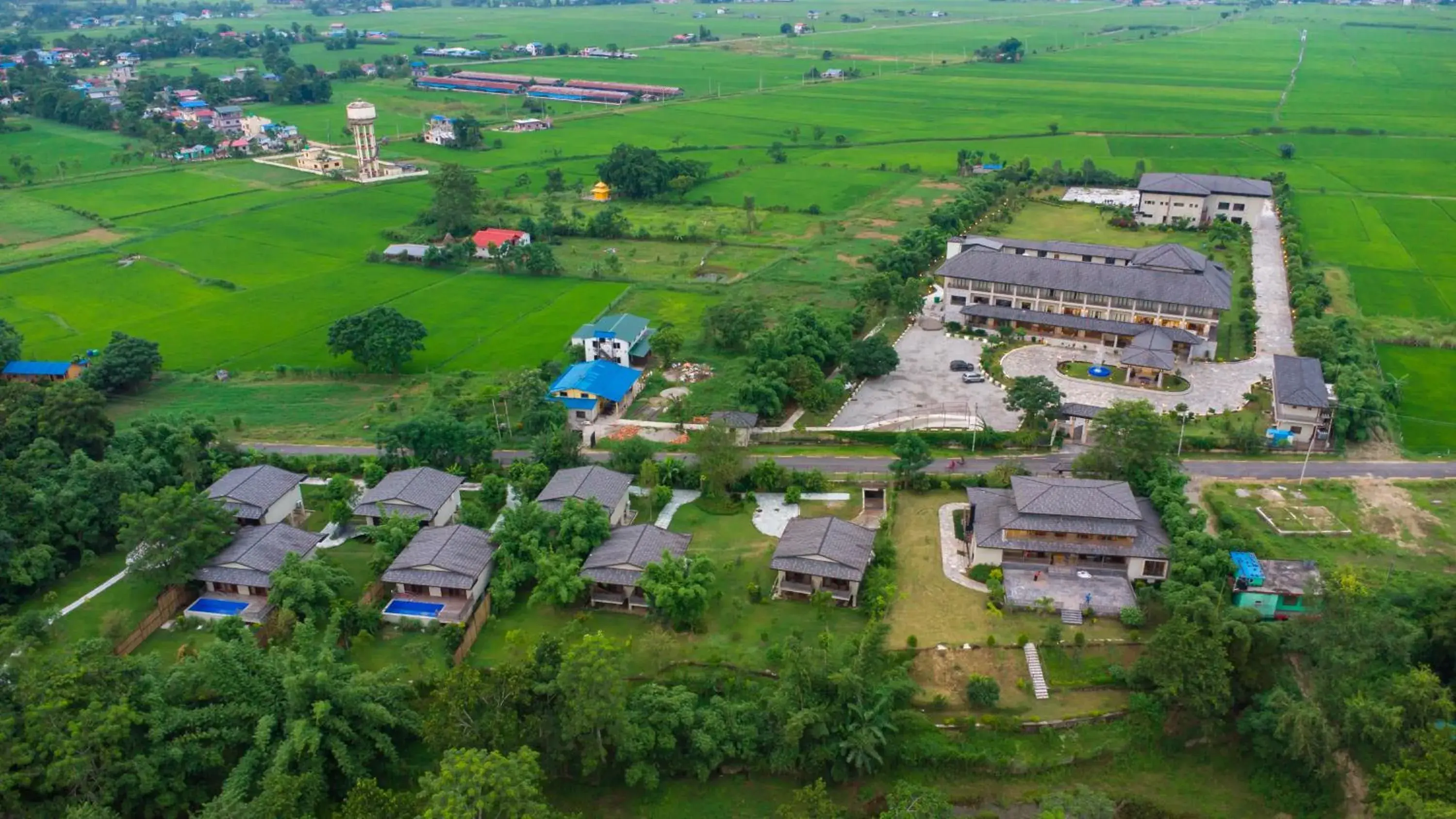 Bird's eye view in Soaltee Westend Resort Chitwan Bird's eye view in Soaltee Westend Resort Chitwan