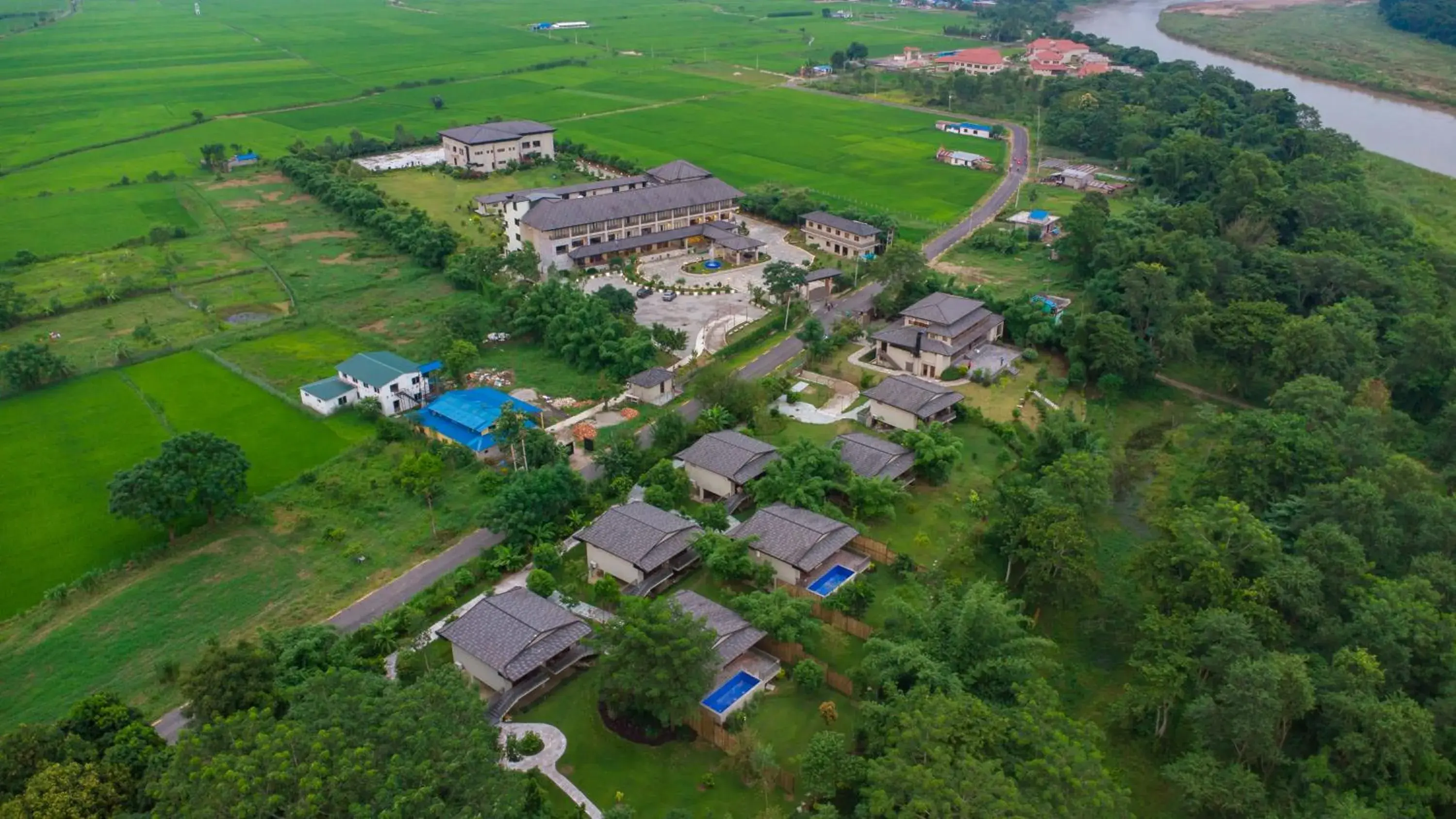 Bird's eye view in Soaltee Westend Resort Chitwan Bird's eye view in Soaltee Westend Resort Chitwan