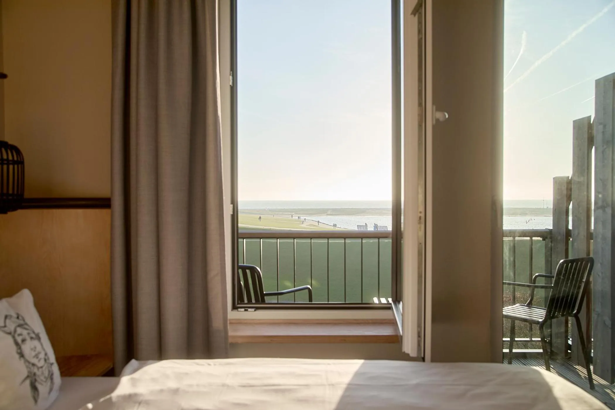 View (from property/room), Bed in Bretterbude Büsum