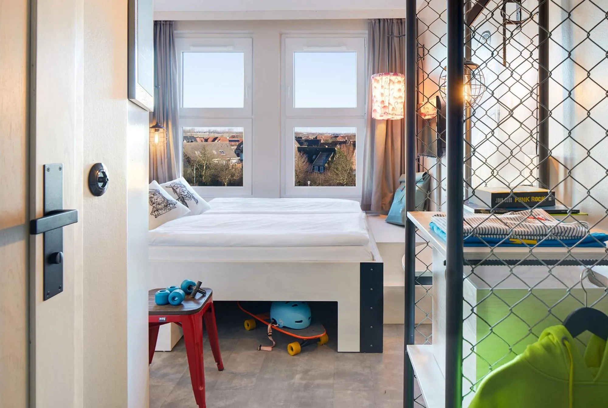 Bedroom, Bed in Bretterbude Büsum