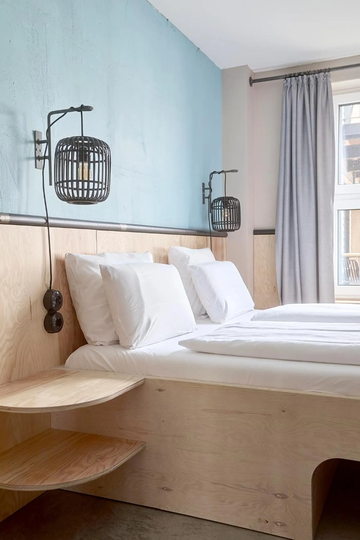 Bedroom, Bed in Bretterbude Büsum