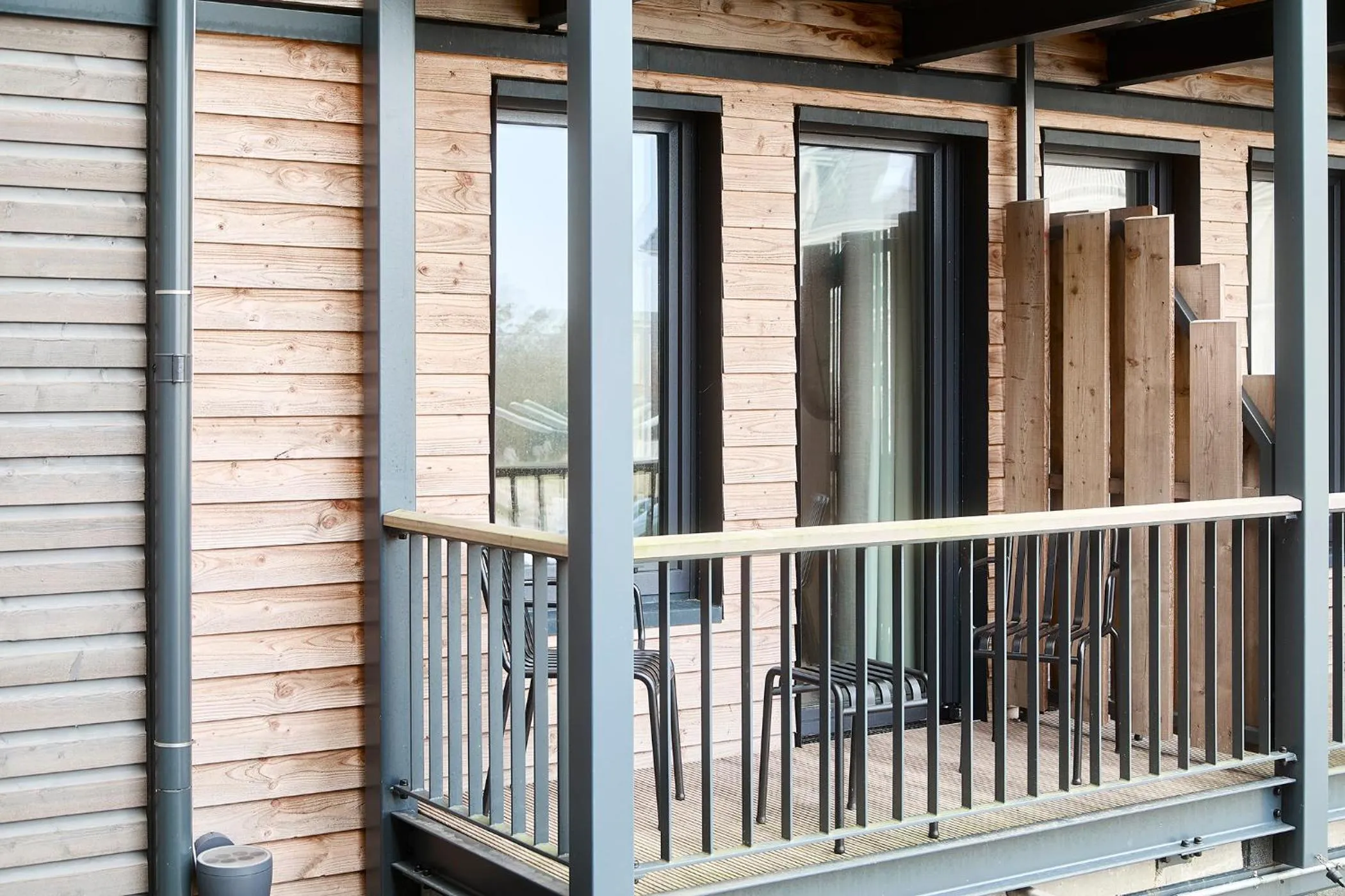 Balcony/Terrace in Bretterbude Büsum