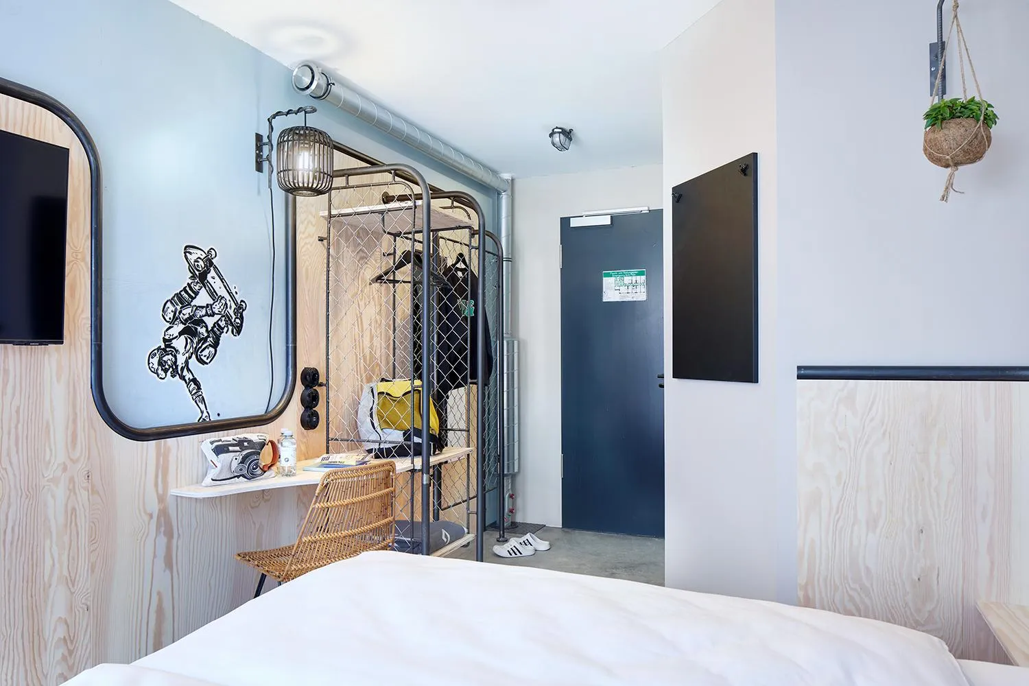 Bedroom, Bed in Bretterbude Büsum