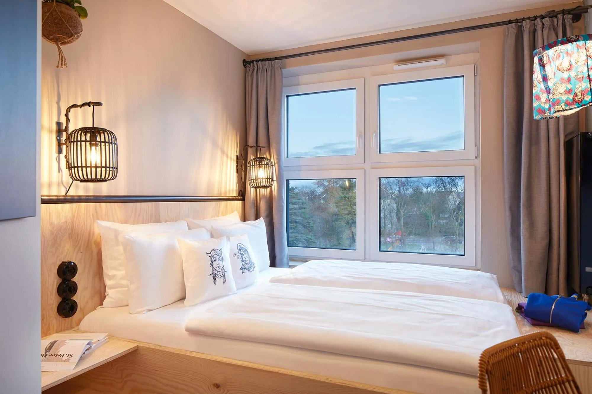 Bedroom, Bed in Bretterbude Büsum