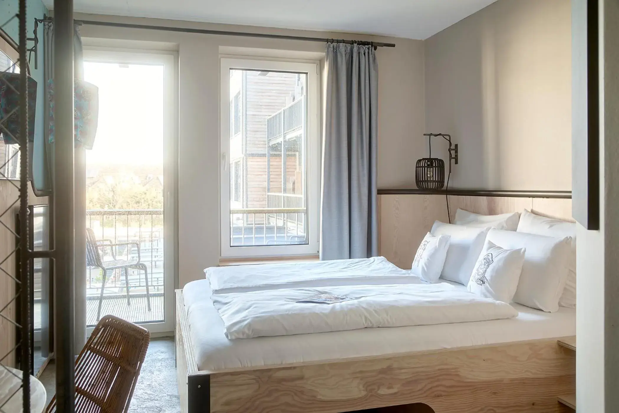 Double Room with Balcony in Bretterbude Büsum Double Room with Balcony in Bretterbude Büsum