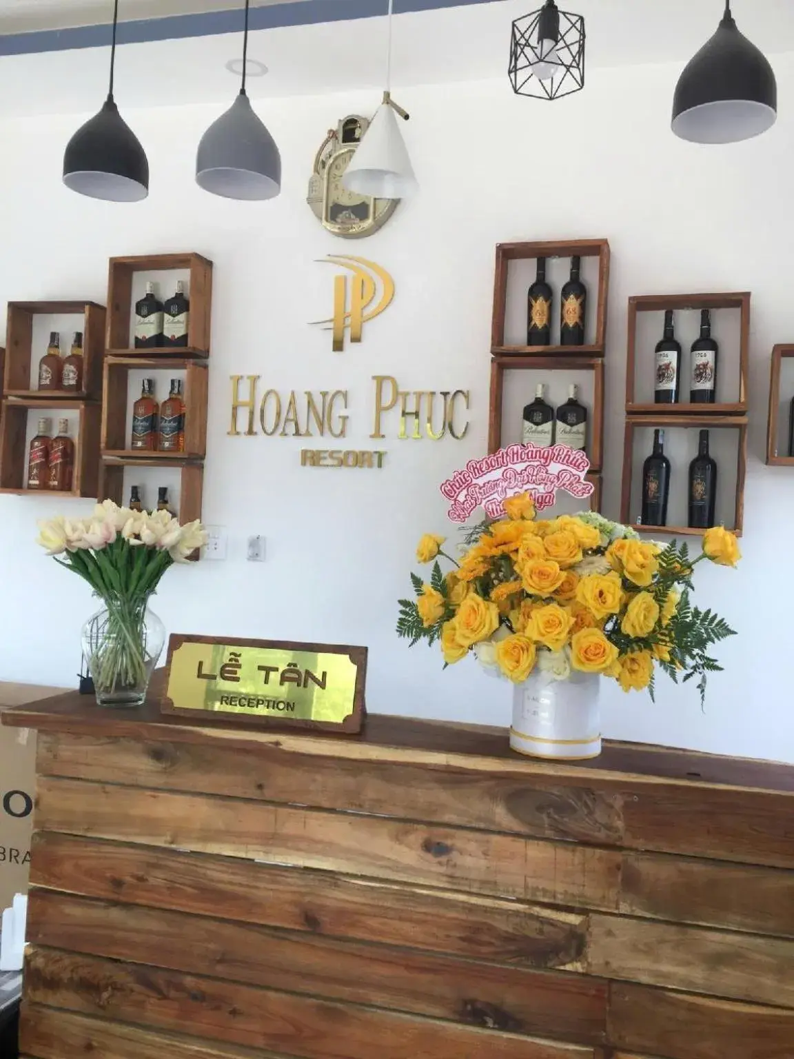 Lobby or reception in Hoang Phuc resort Lobby or reception in Hoang Phuc resort