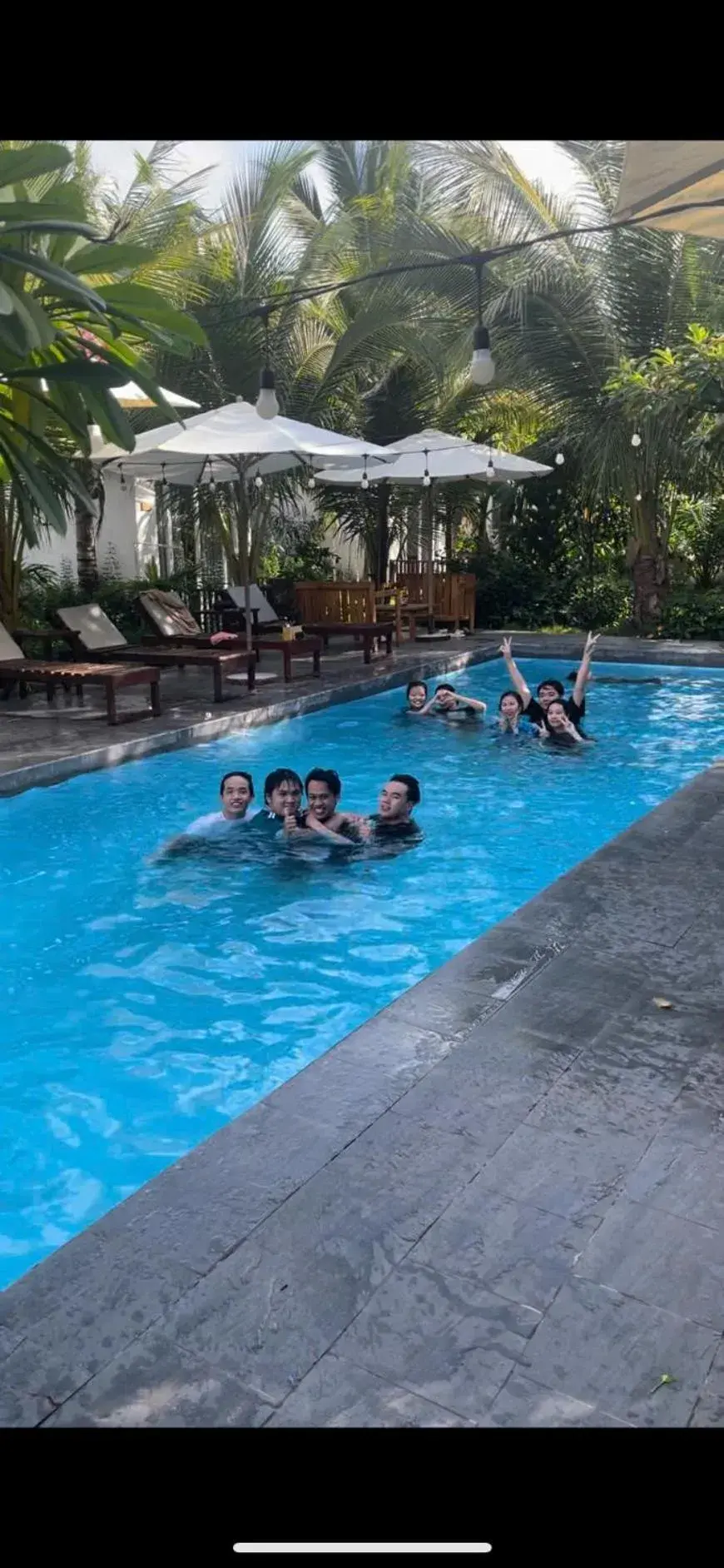 Swimming pool in Hoang Phuc resort Swimming pool in Hoang Phuc resort