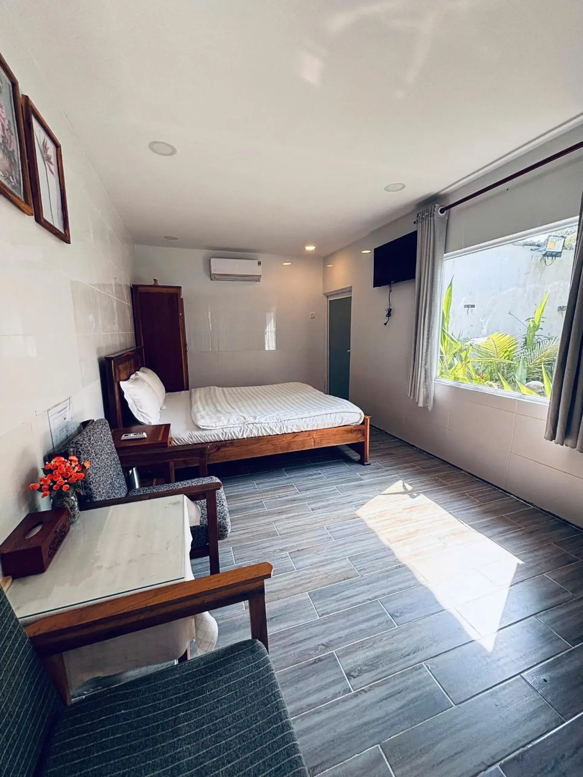 Bed in Hoang Phuc resort Bed in Hoang Phuc resort