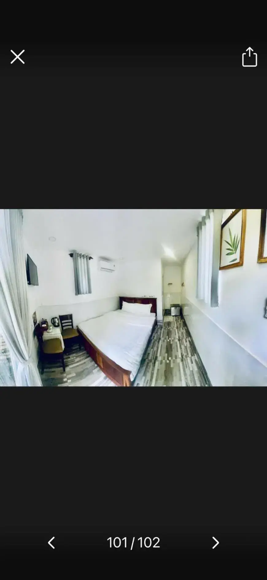 Bed in Hoang Phuc resort Bed in Hoang Phuc resort