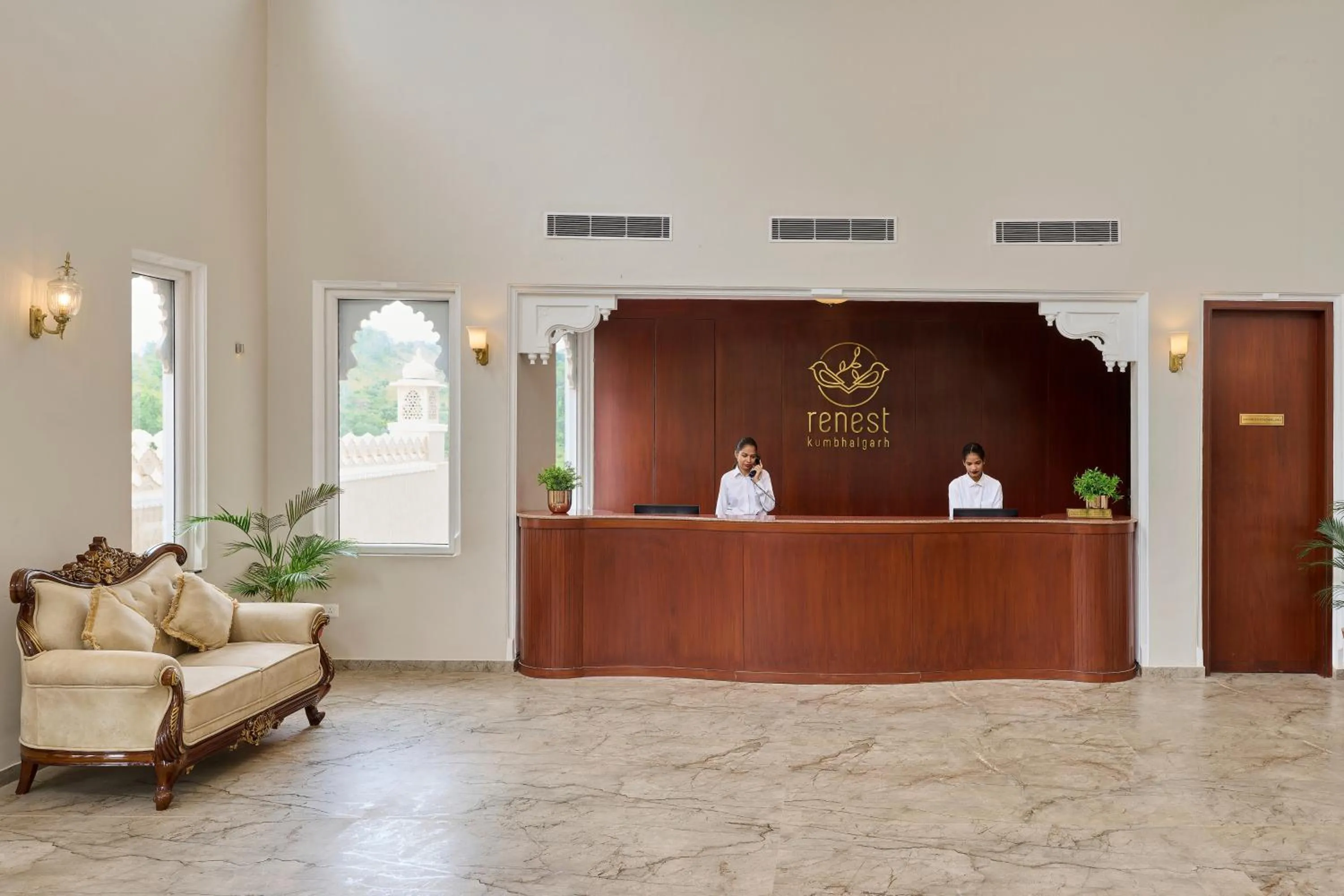 Lobby or reception in Turban Bhawani Heritage, Kumbhalgarh