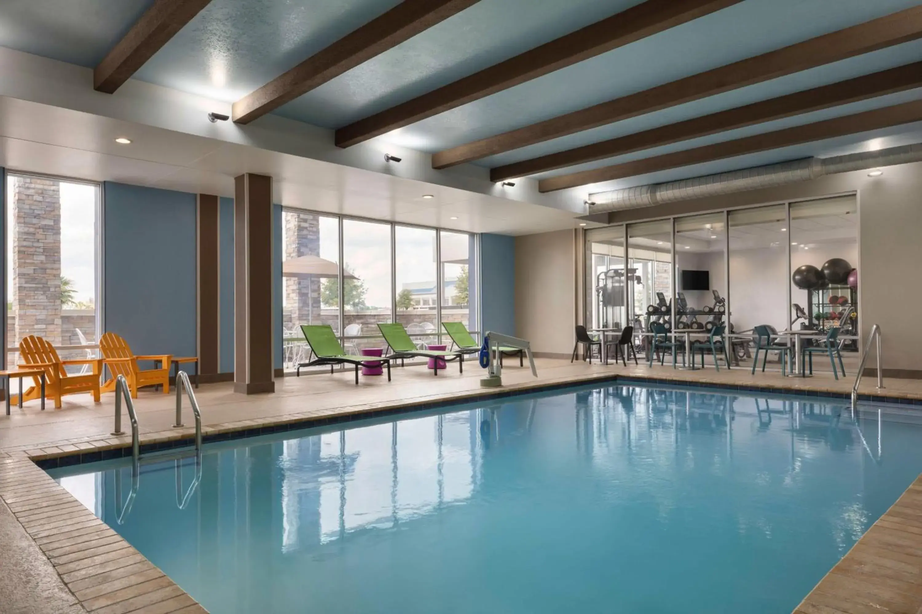 Pool view in Home2Suites by Hilton Florence Pool view in Home2Suites by Hilton Florence