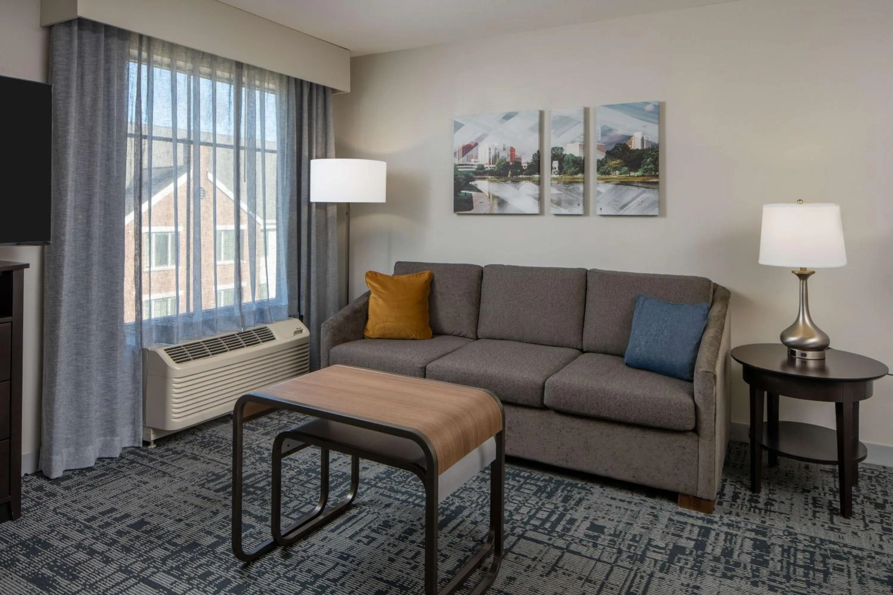 Living room in Homewood Suites by Hilton Huntsville-Downtown