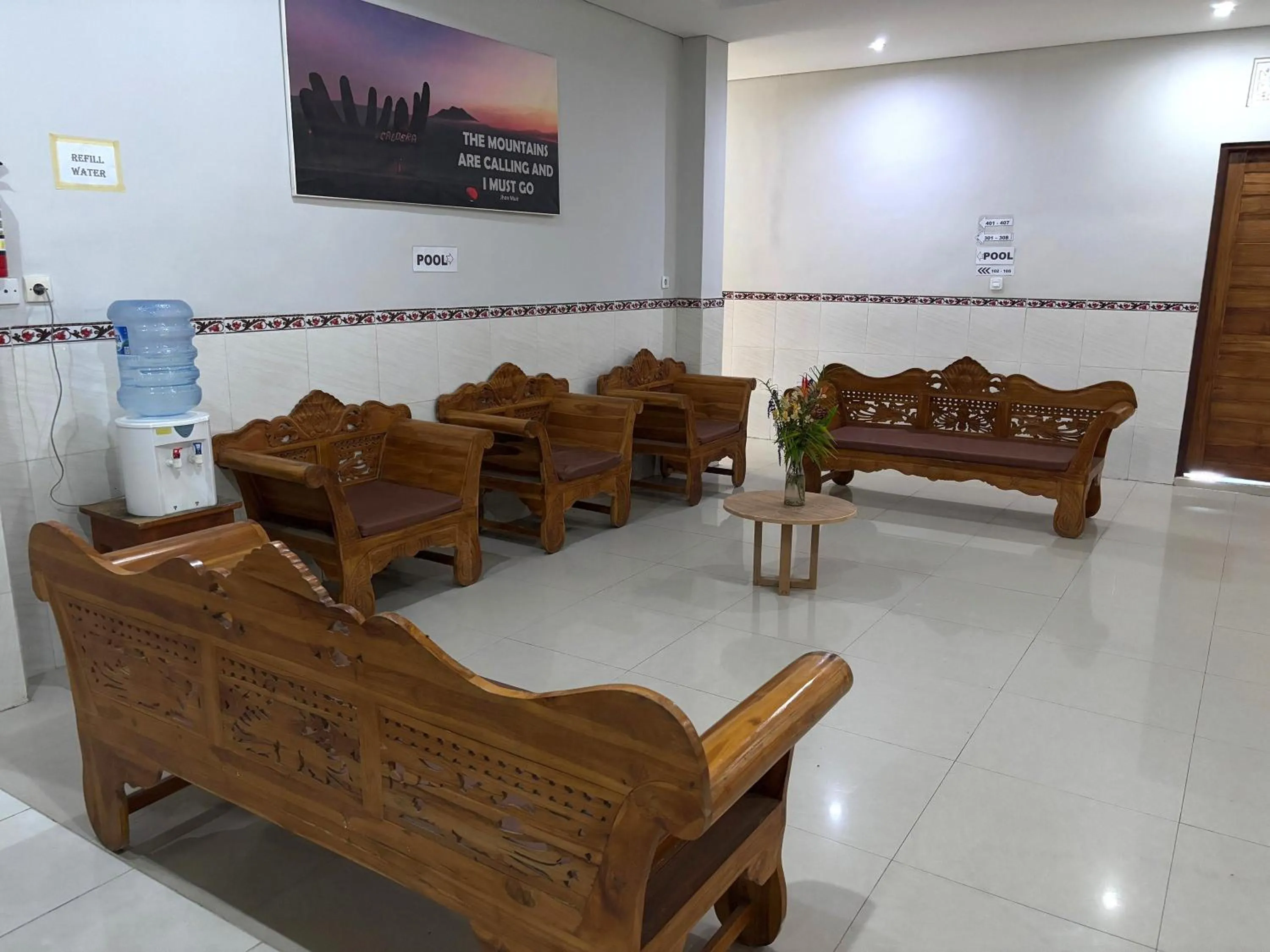 Living room in Caldera Hotel & Restaurant