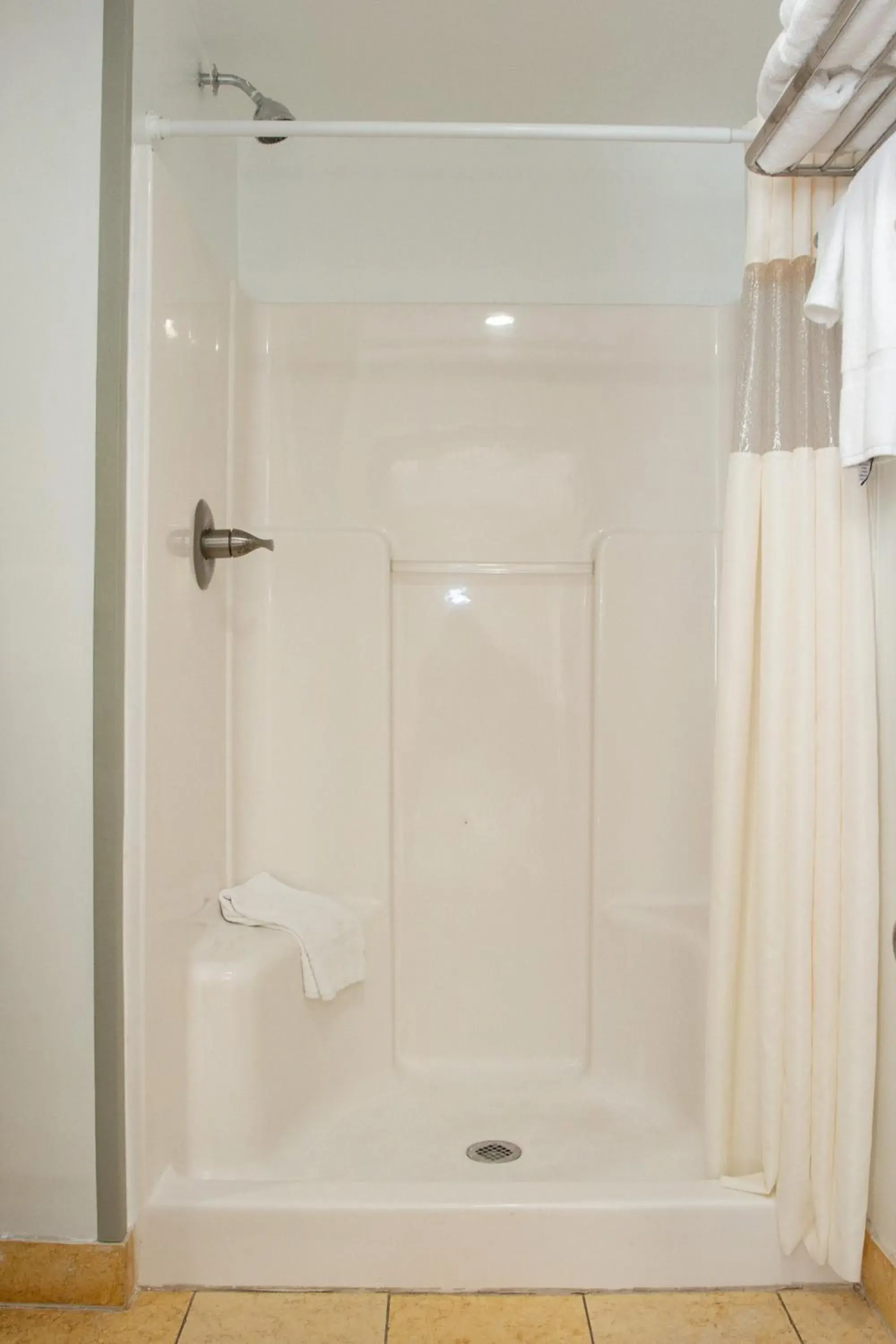 Shower, Bathroom in Super 8 by Wyndham Virginia Beach Oceanfront
