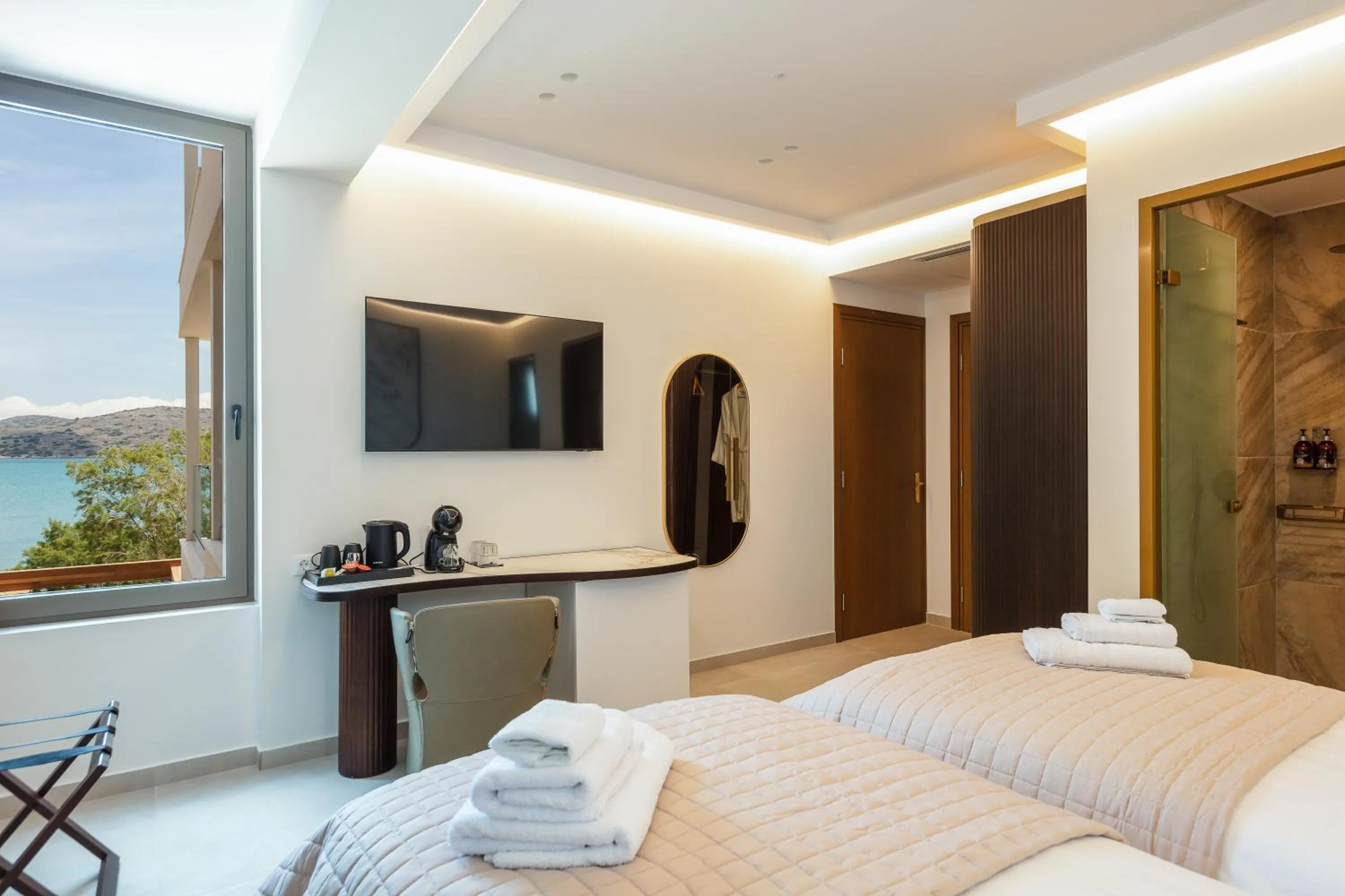 Photo of the whole room, Bed in Naiades Boutique Hotel - Adults Only