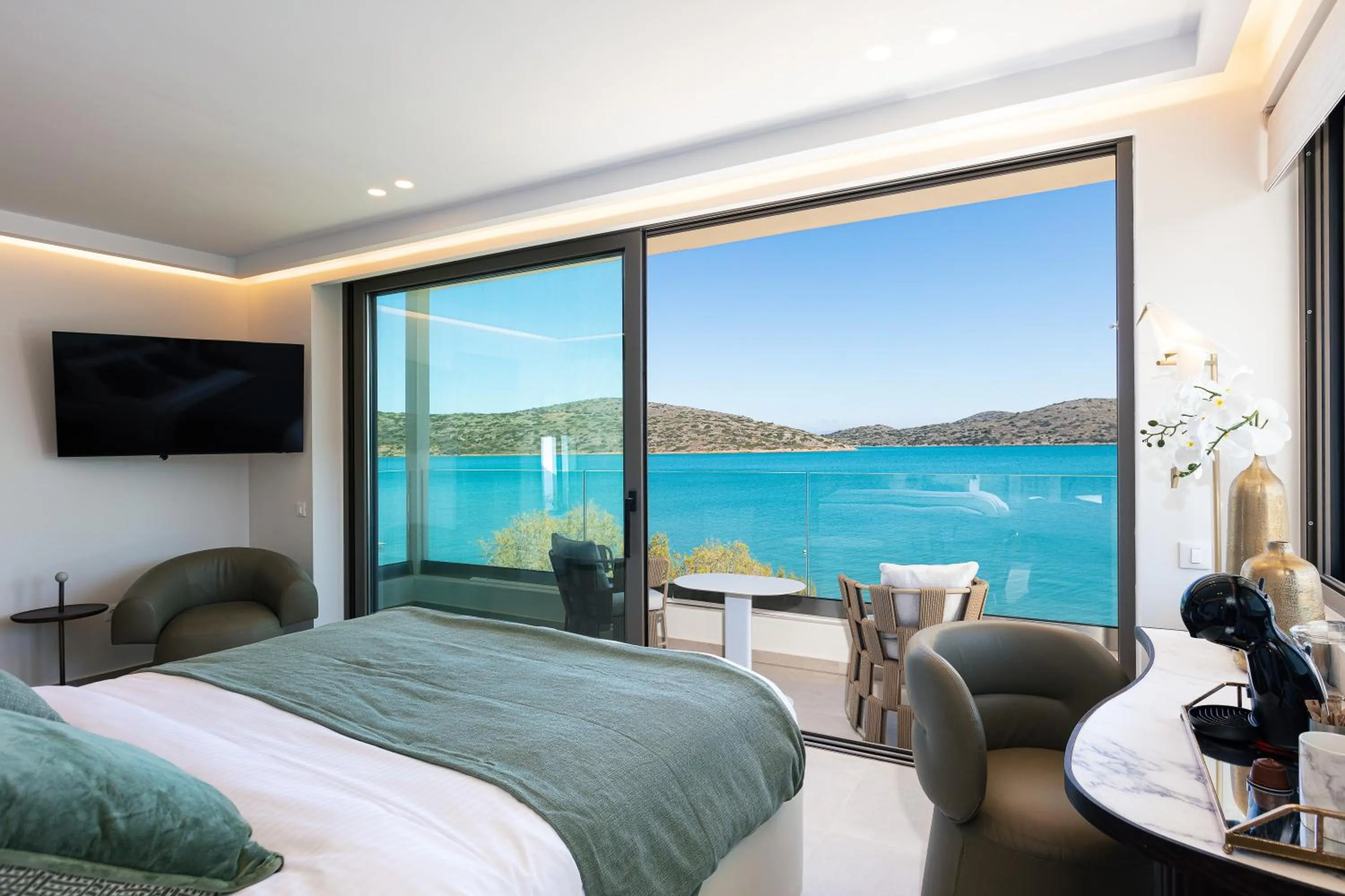 Bed in Naiades Boutique Hotel - Adults Only