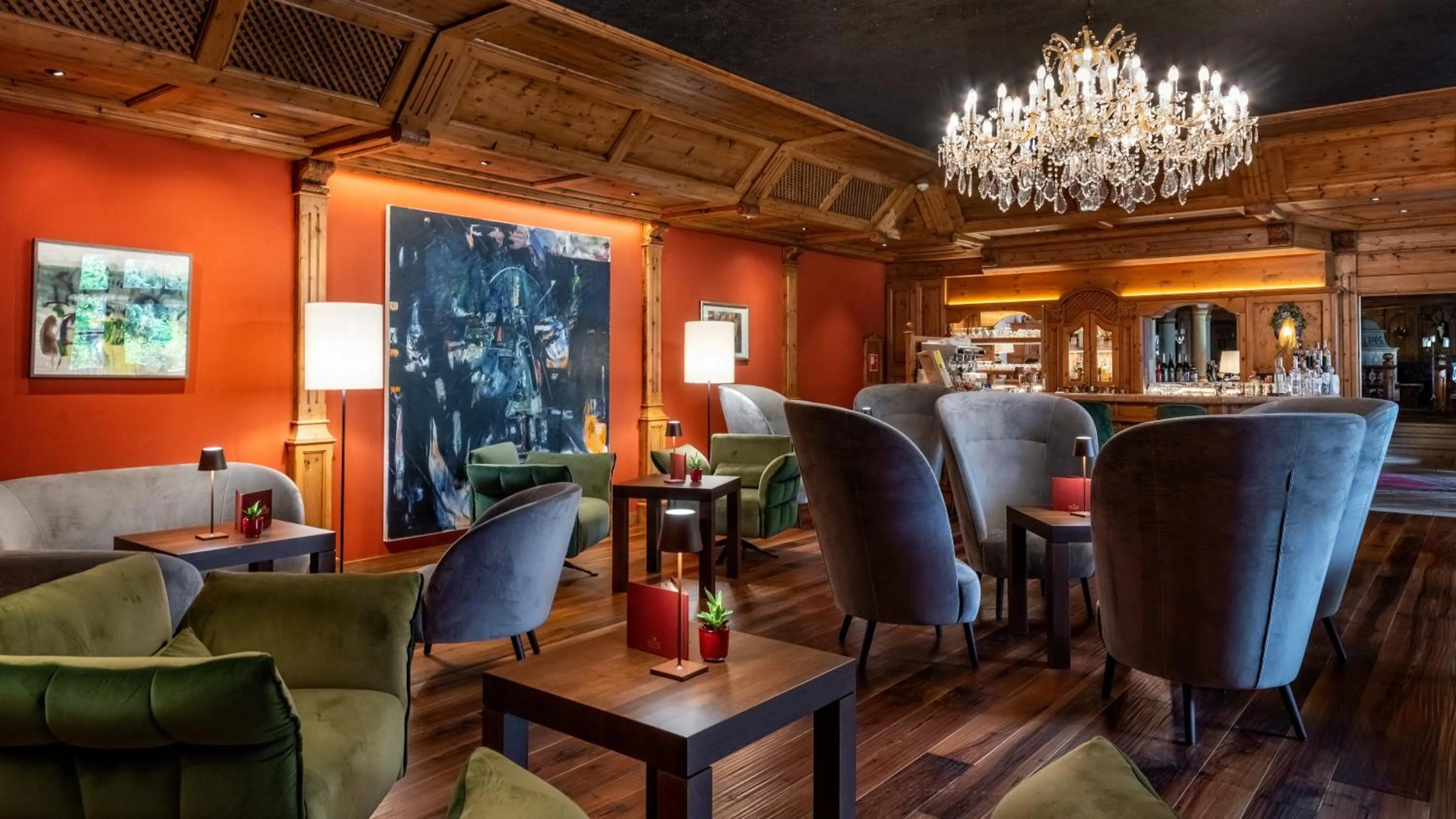 Lounge or bar in Romantik Hotel Santer