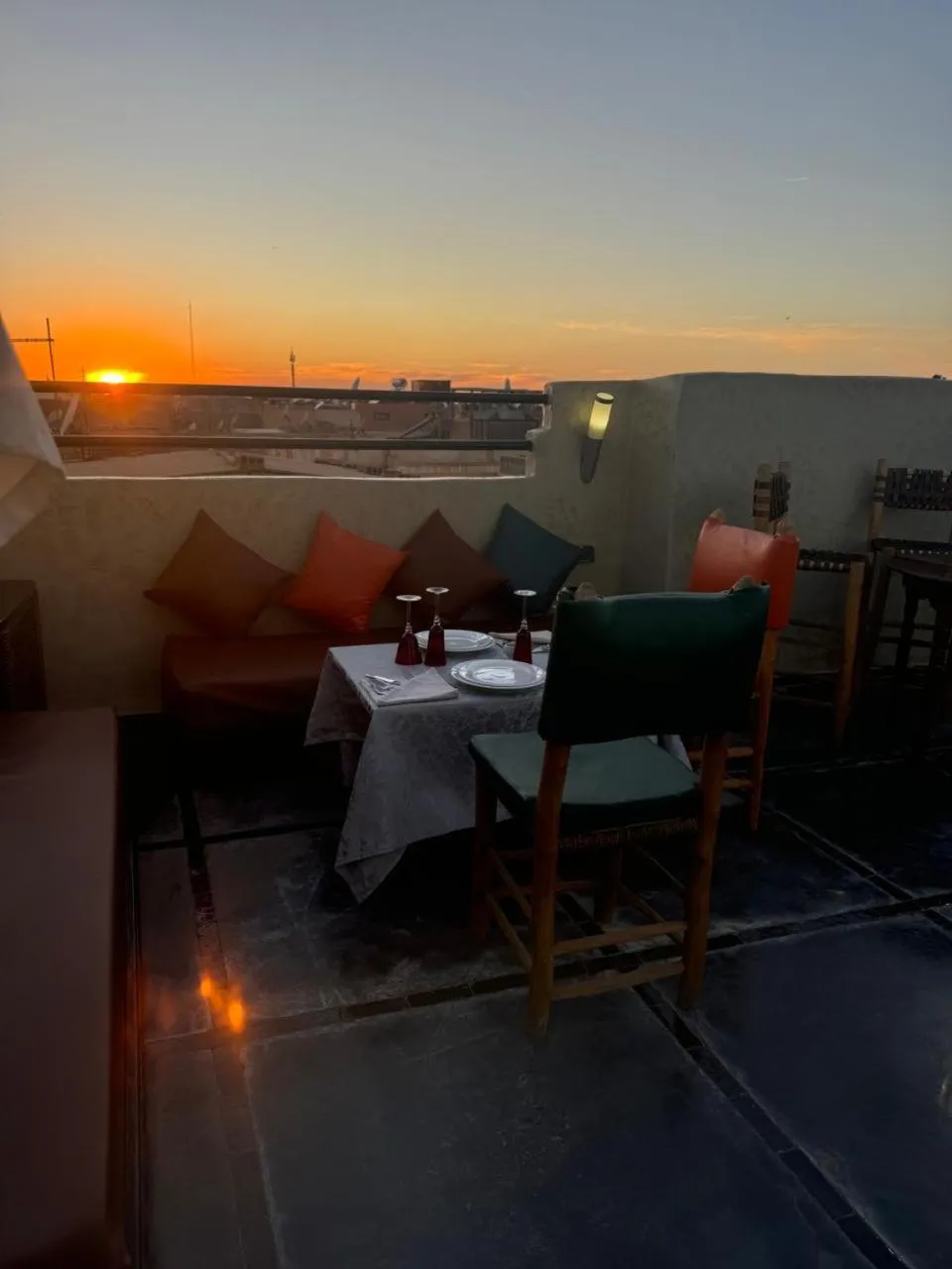 Balcony/Terrace in Riad Rodaina & SPA