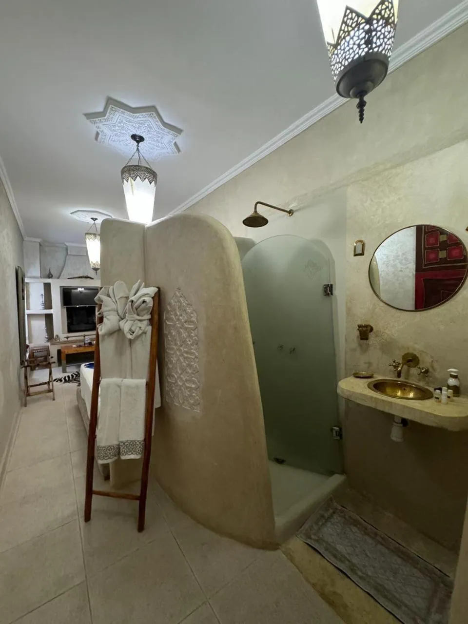 Bathroom in Riad Rodaina & SPA
