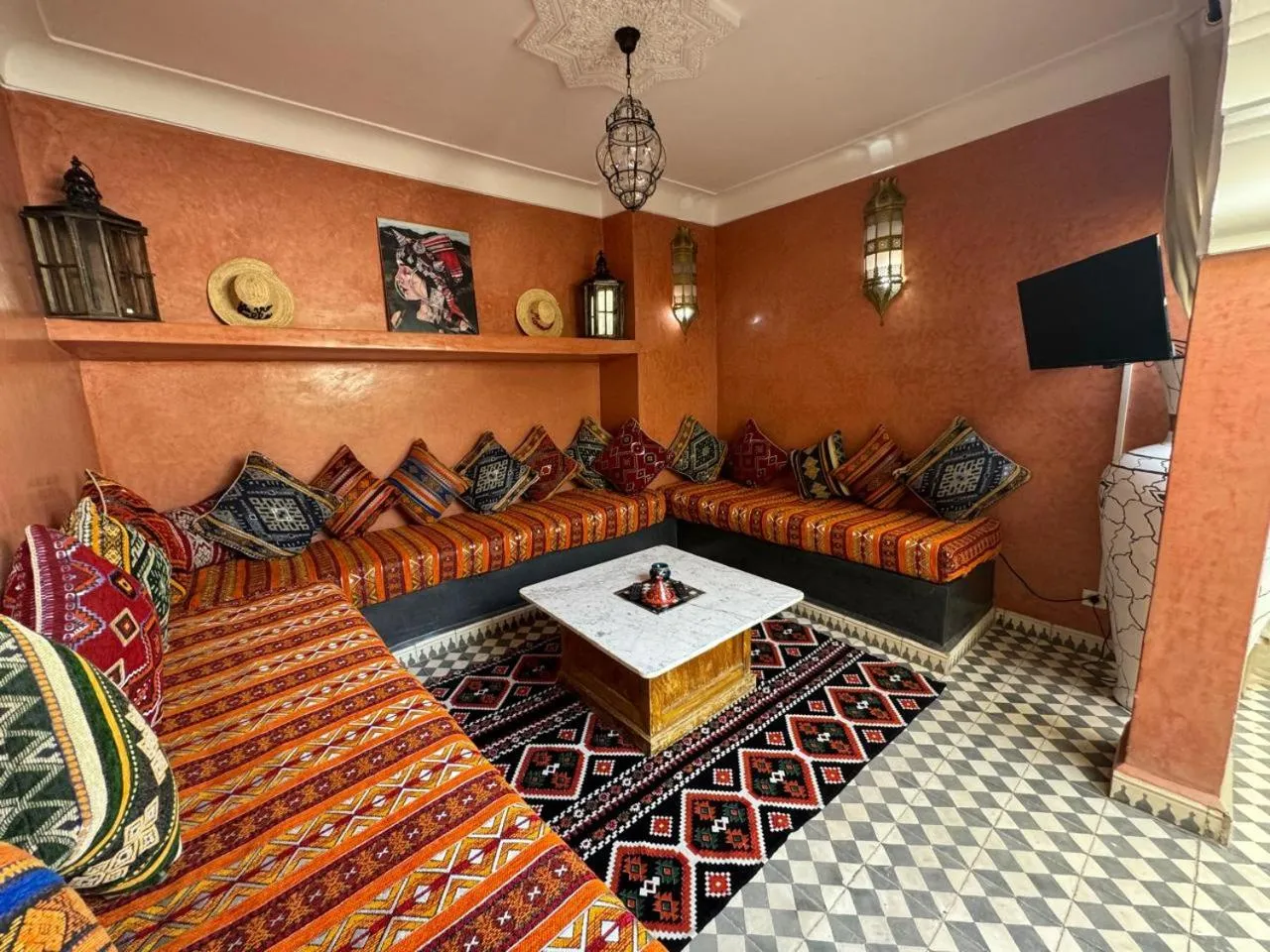 Living room in Riad Rodaina & SPA