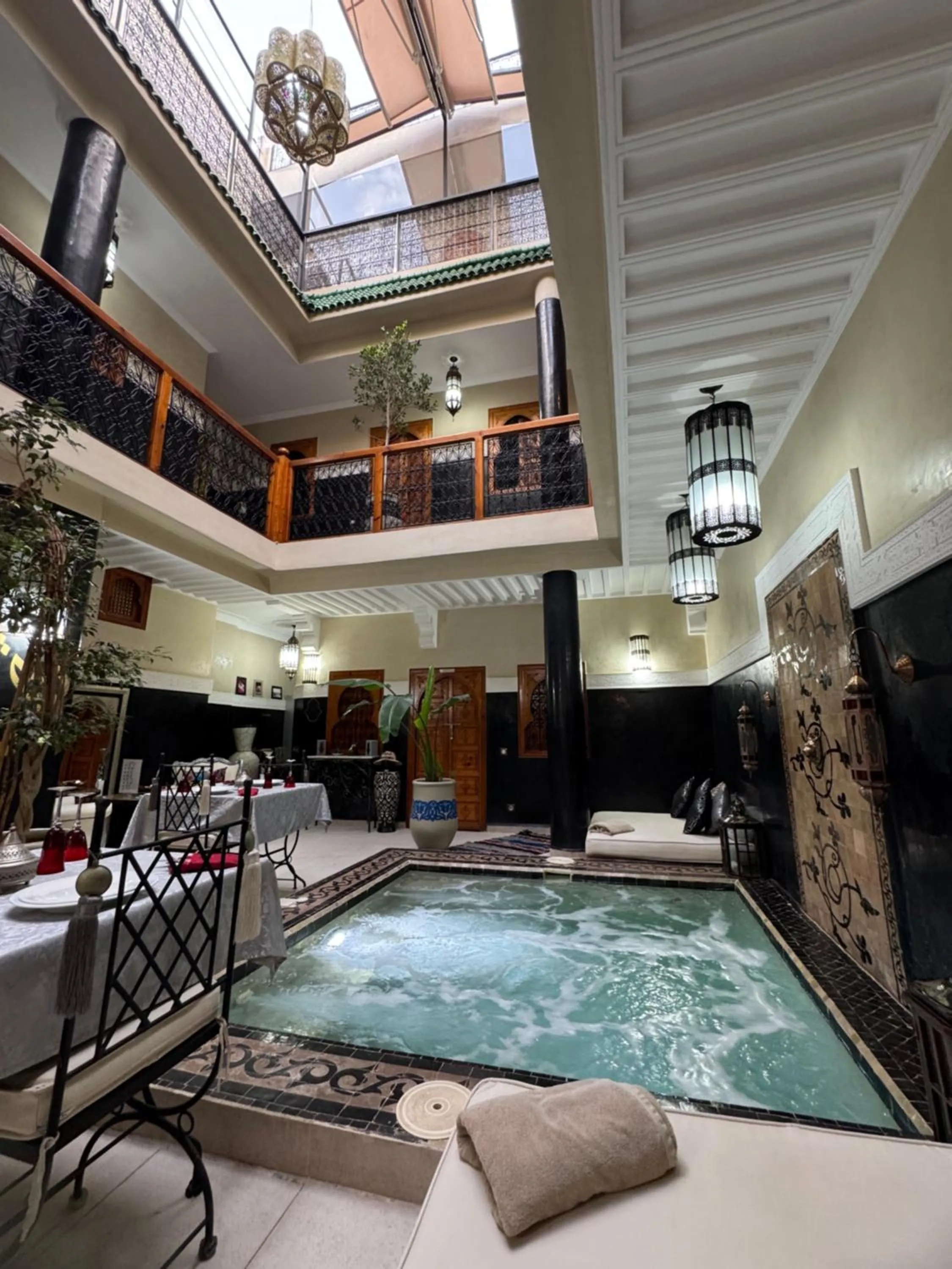 Pool view in Riad Rodaina & SPA