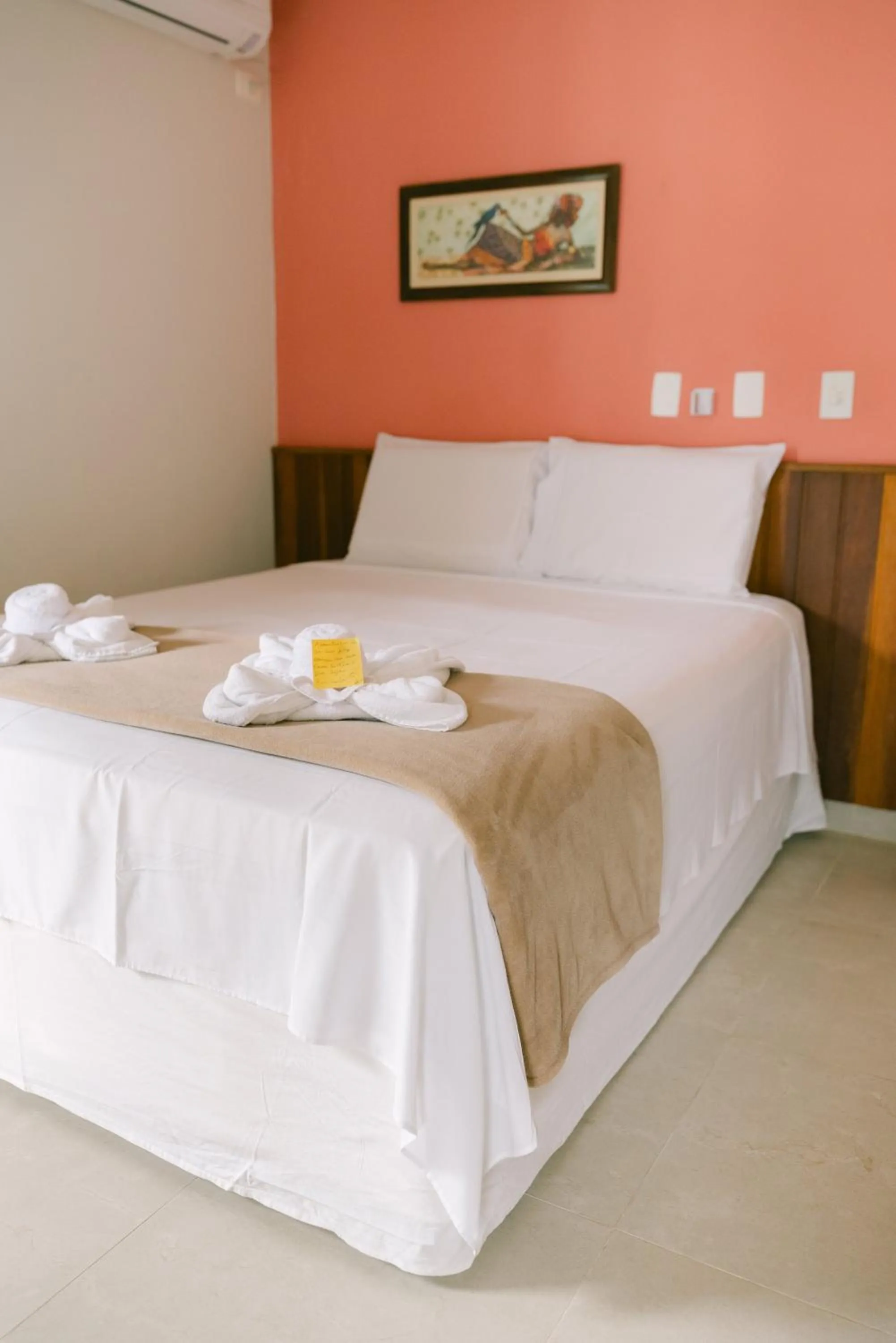 Bed in Hotel Kiribati Maresias