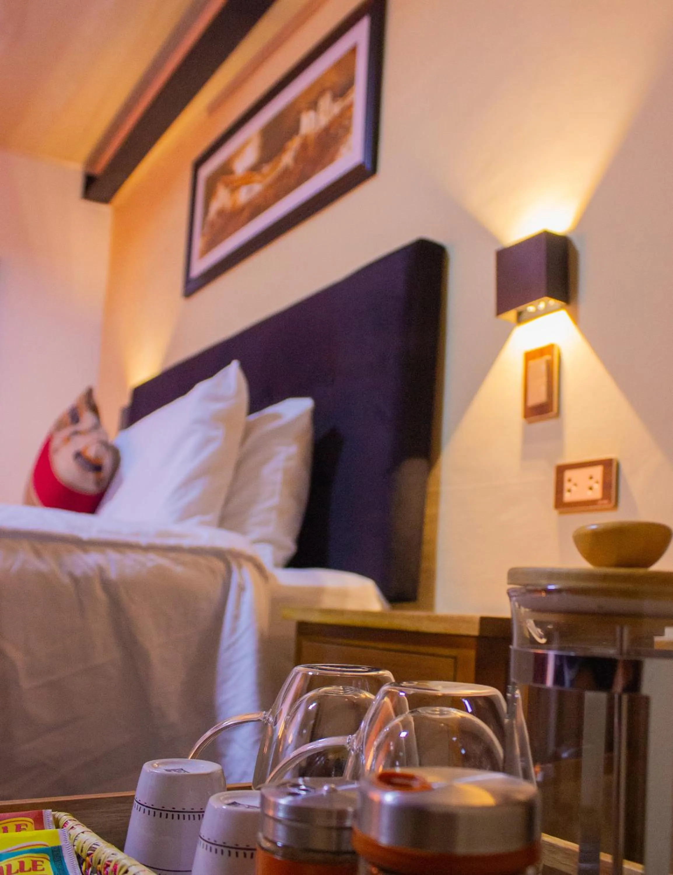 Bed in La Posada del Viajero