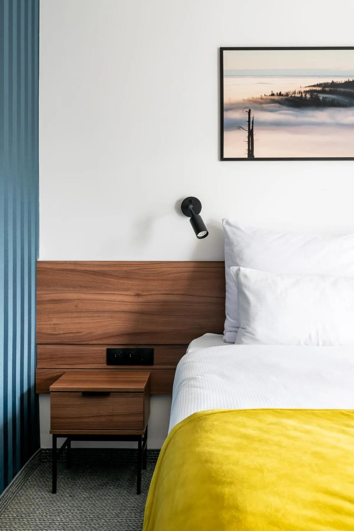 Bed in Hotel Vestina