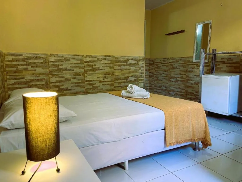 Photo of the whole room, Bed in Pousada Hippopotamus Jeri