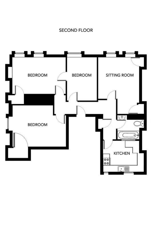Stunning 3 Bedroom Period City Centre Apartment