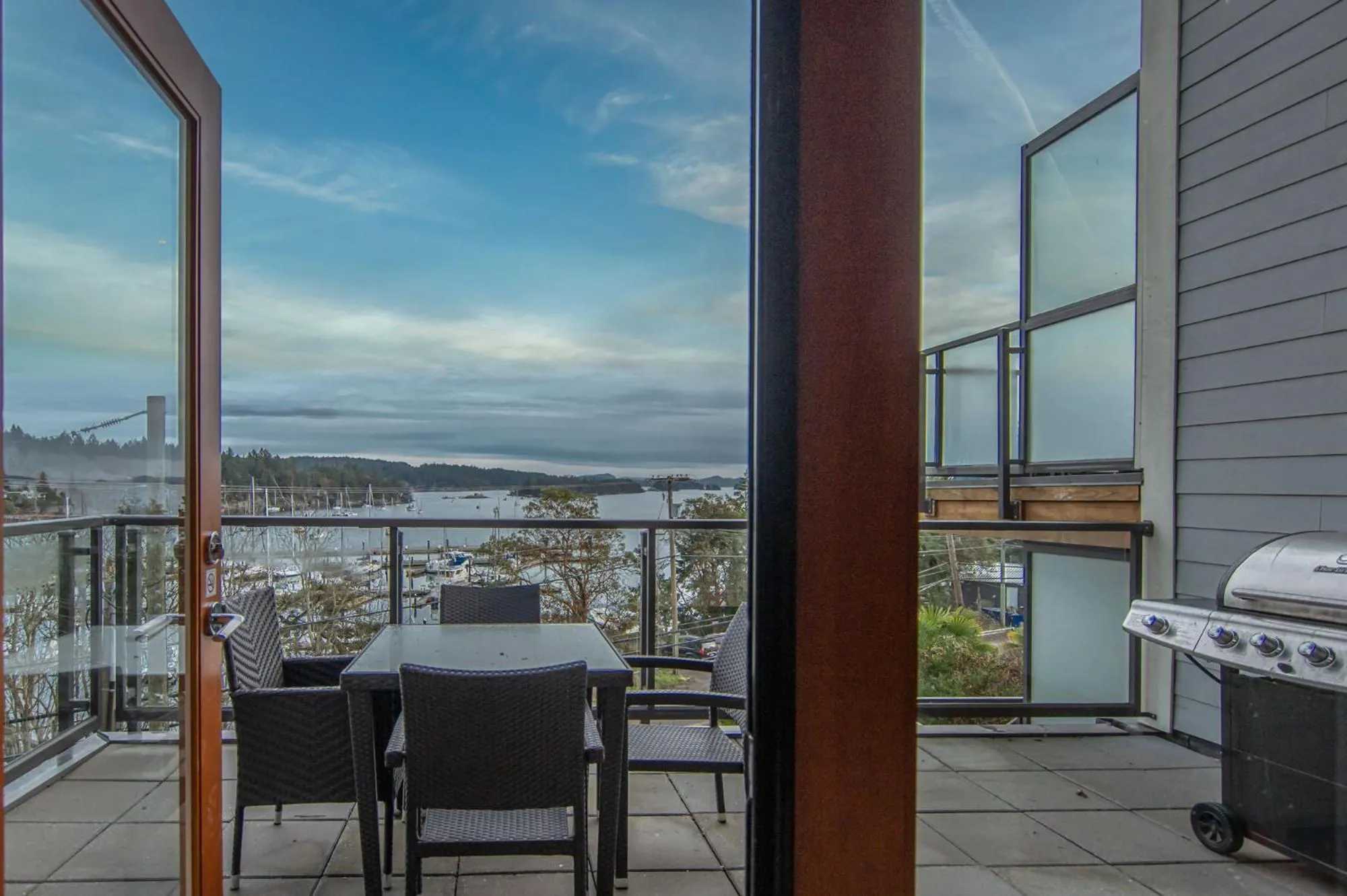 Patio in Mariner's Loft - Salt Spring Island