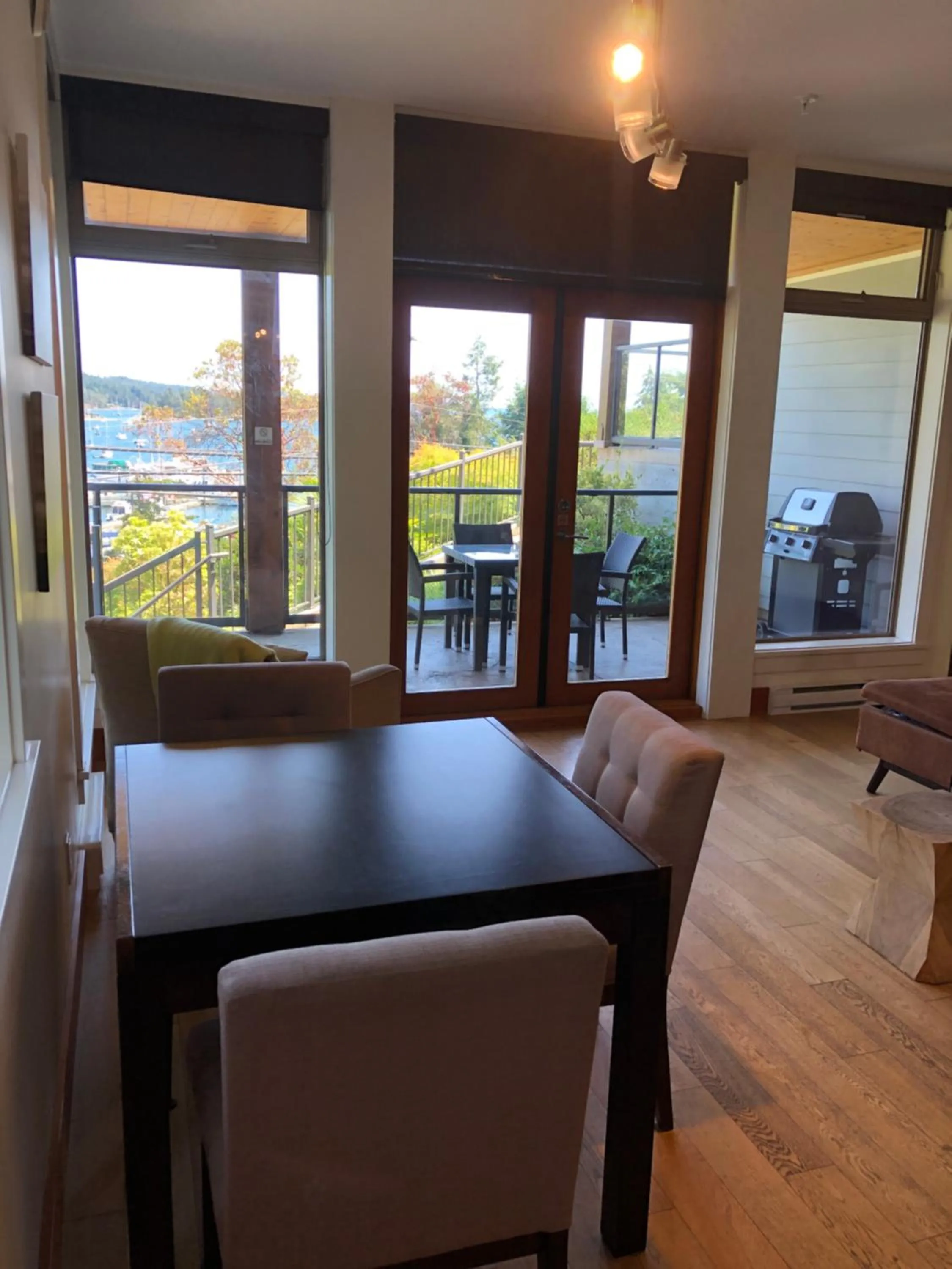 Dining area in Mariner's Loft - Salt Spring Island