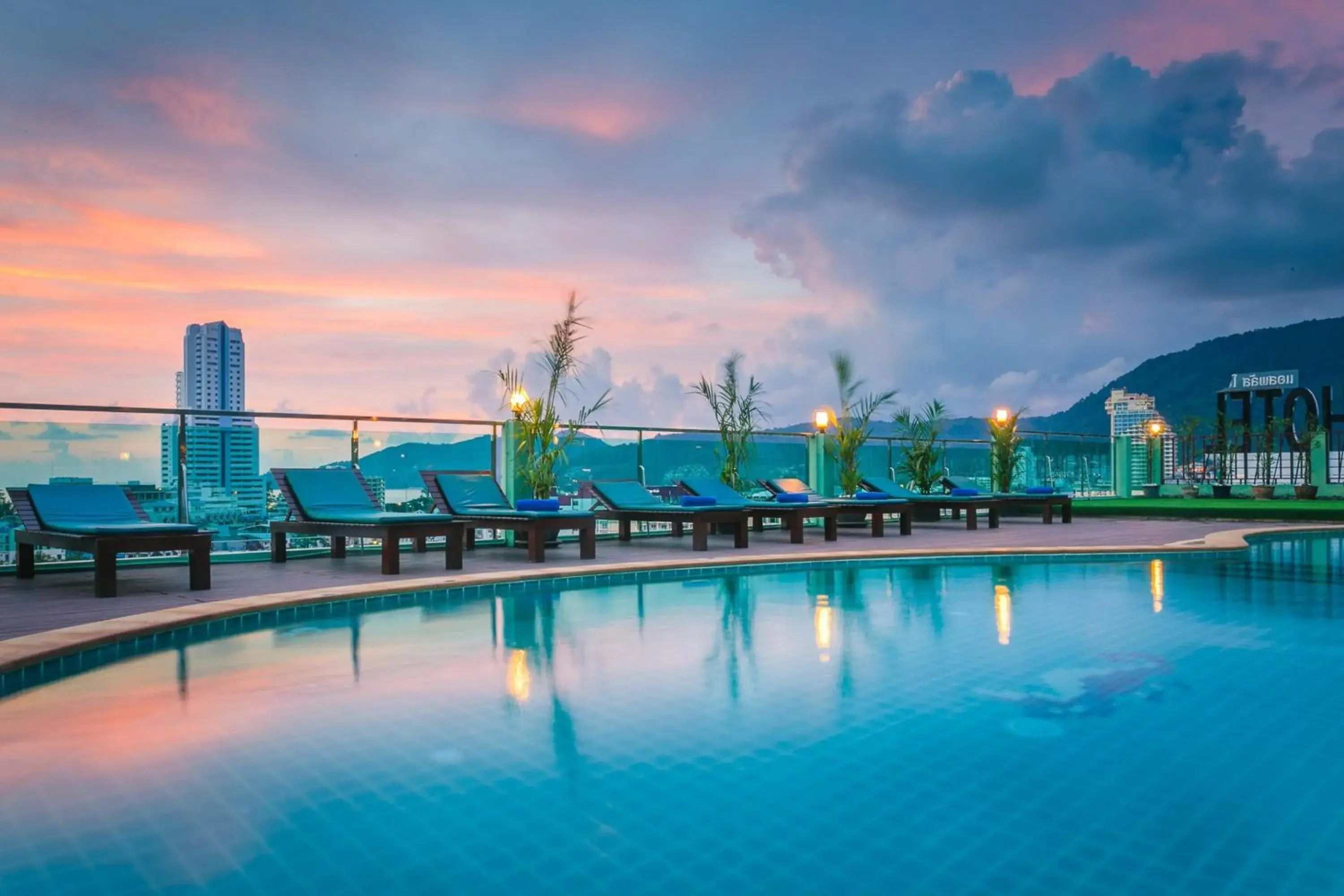 Pool view in Add Plus Hotel & SPA Pool view in Add Plus Hotel & SPA