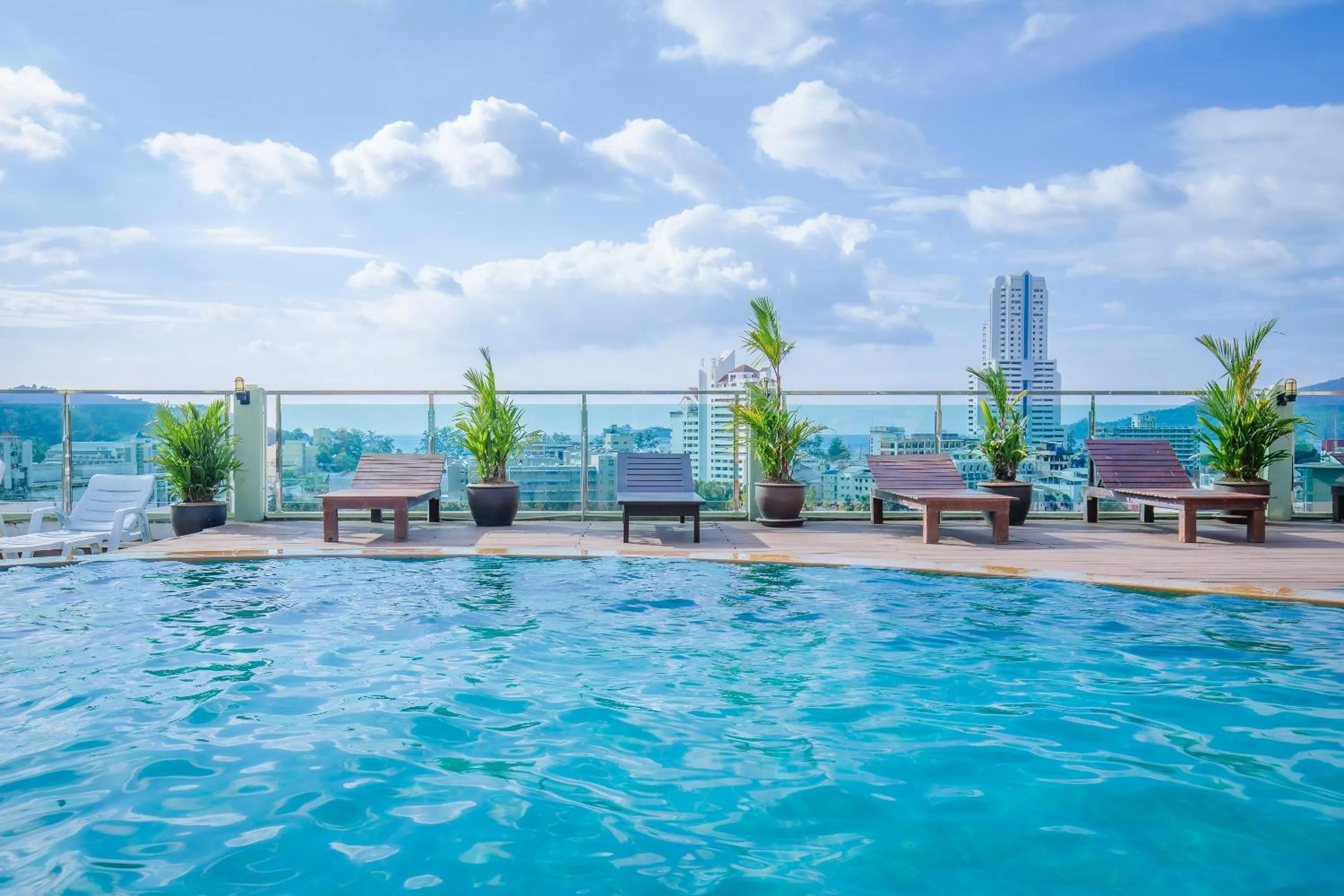 Swimming pool in Add Plus Hotel & SPA