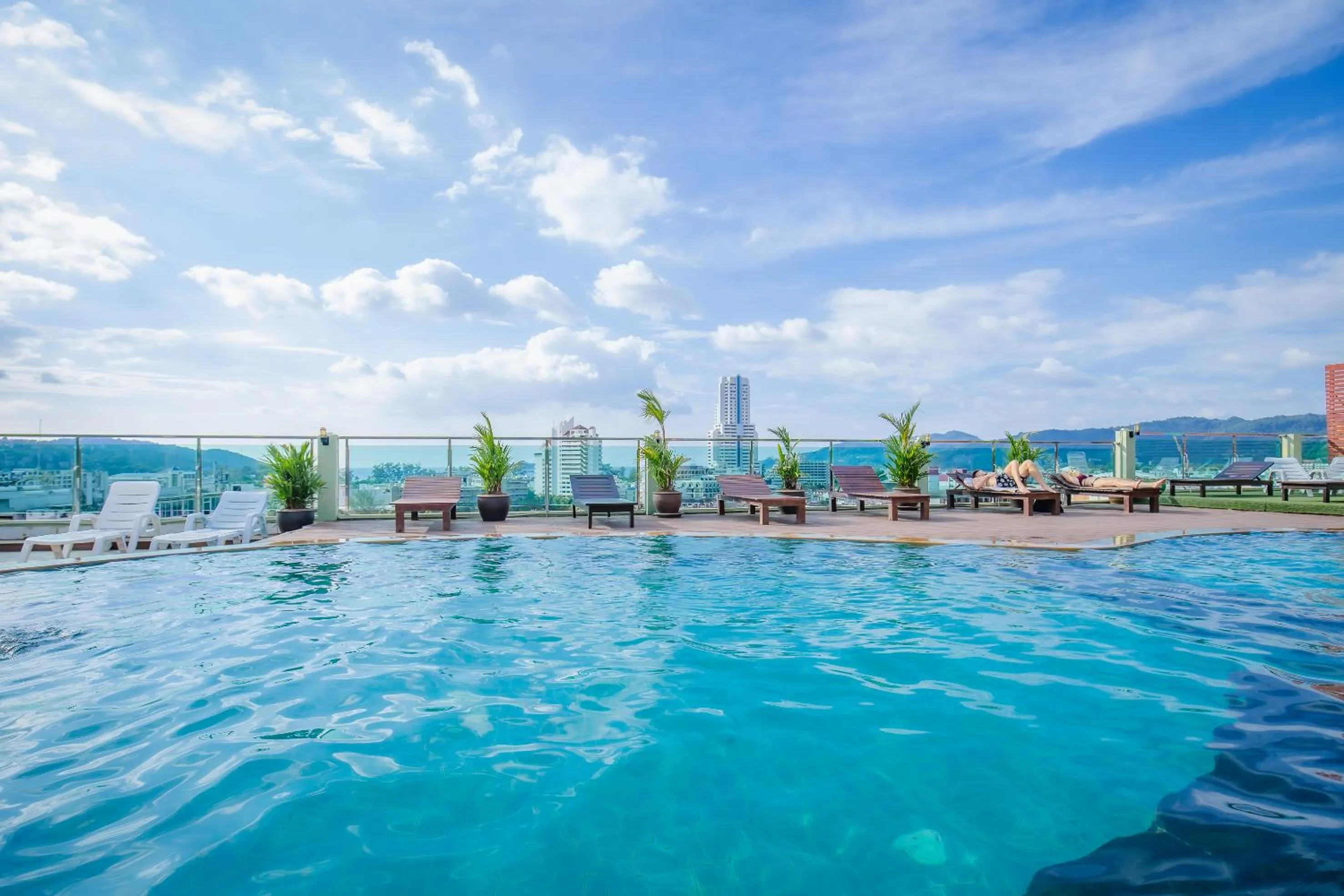 Swimming pool in Add Plus Hotel & SPA