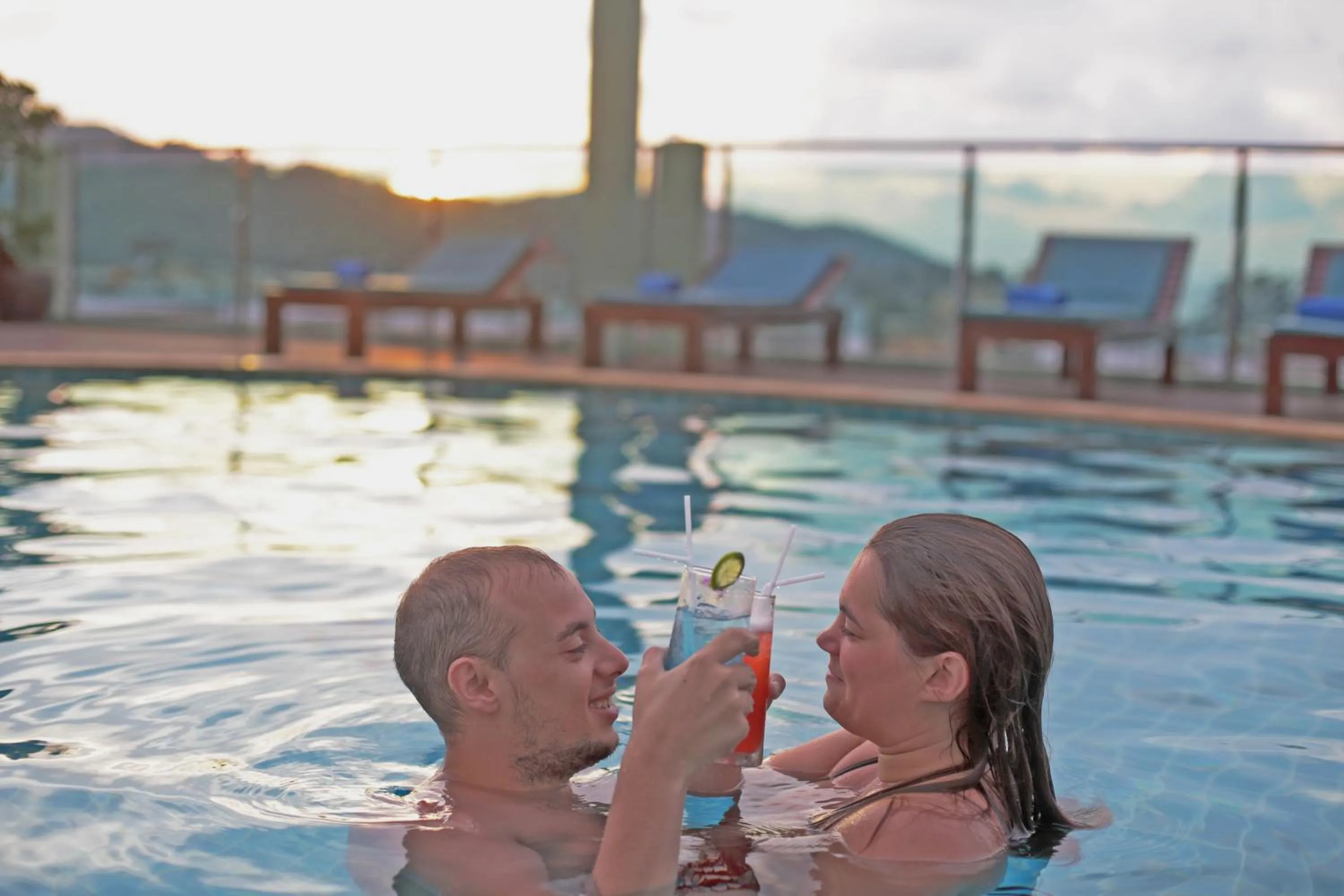 Swimming pool in Add Plus Hotel & SPA