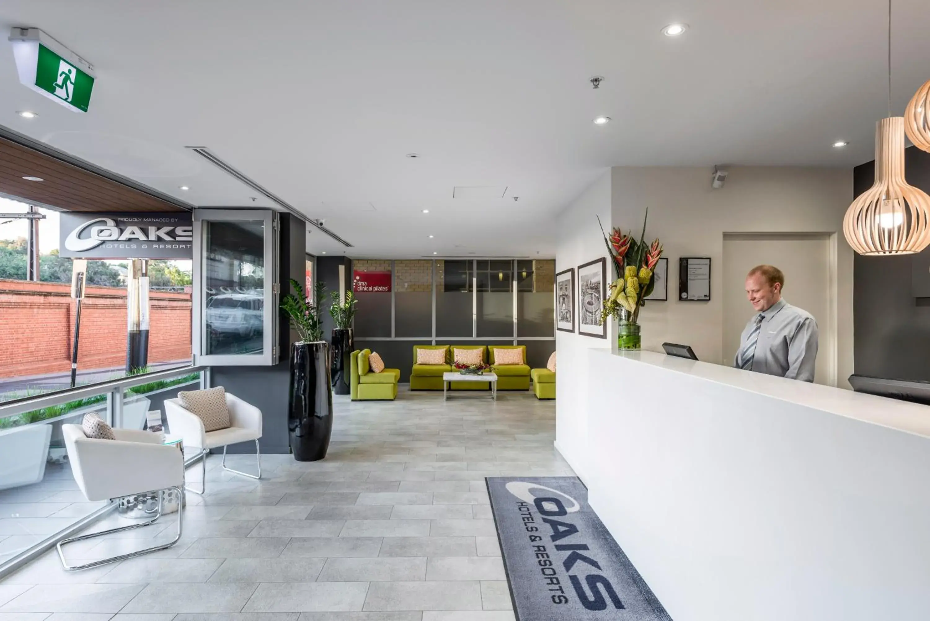Lobby or reception in Oaks Melbourne South Yarra Suites Lobby or reception in Oaks Melbourne South Yarra Suites