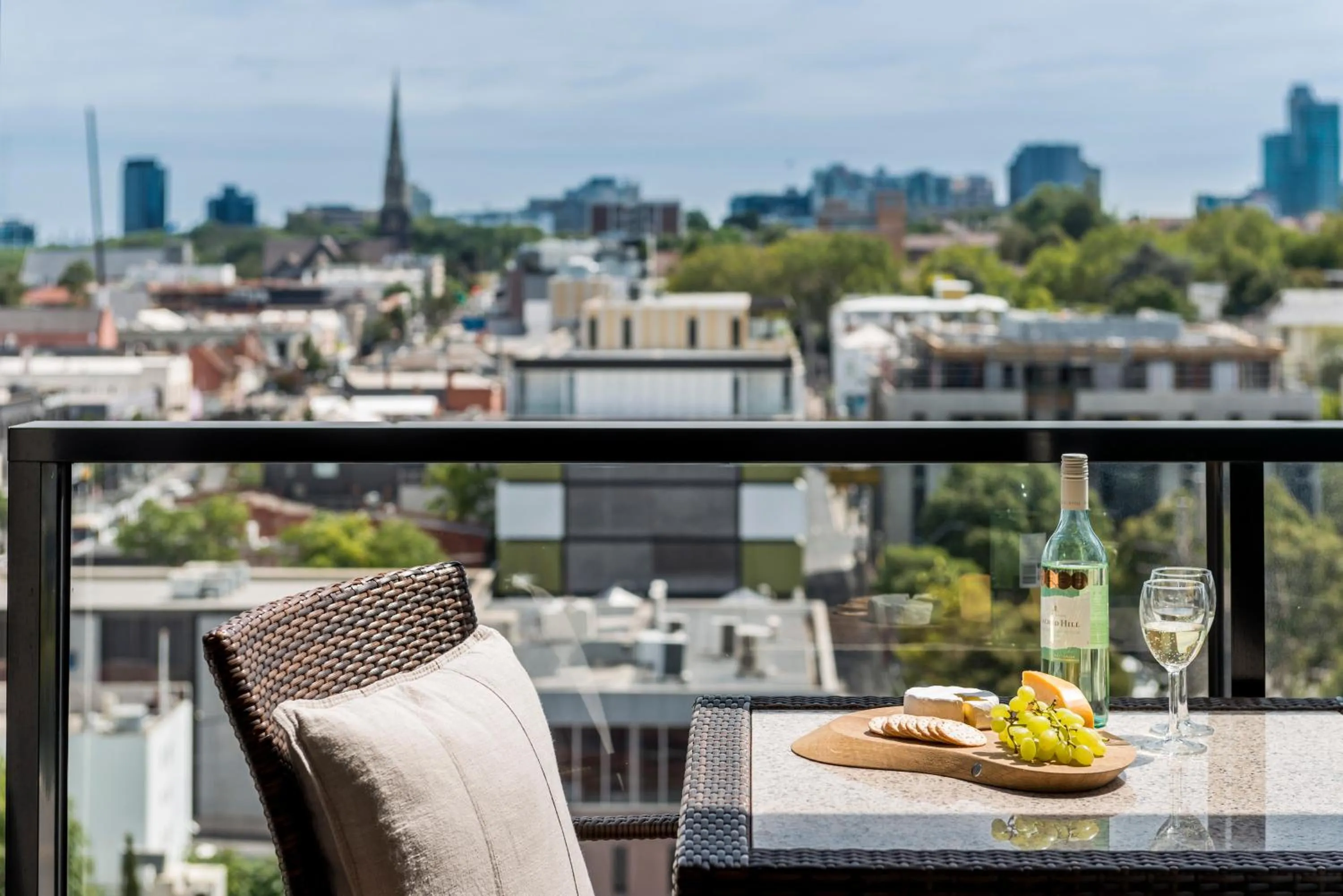 Balcony/Terrace in Oaks Melbourne South Yarra Suites