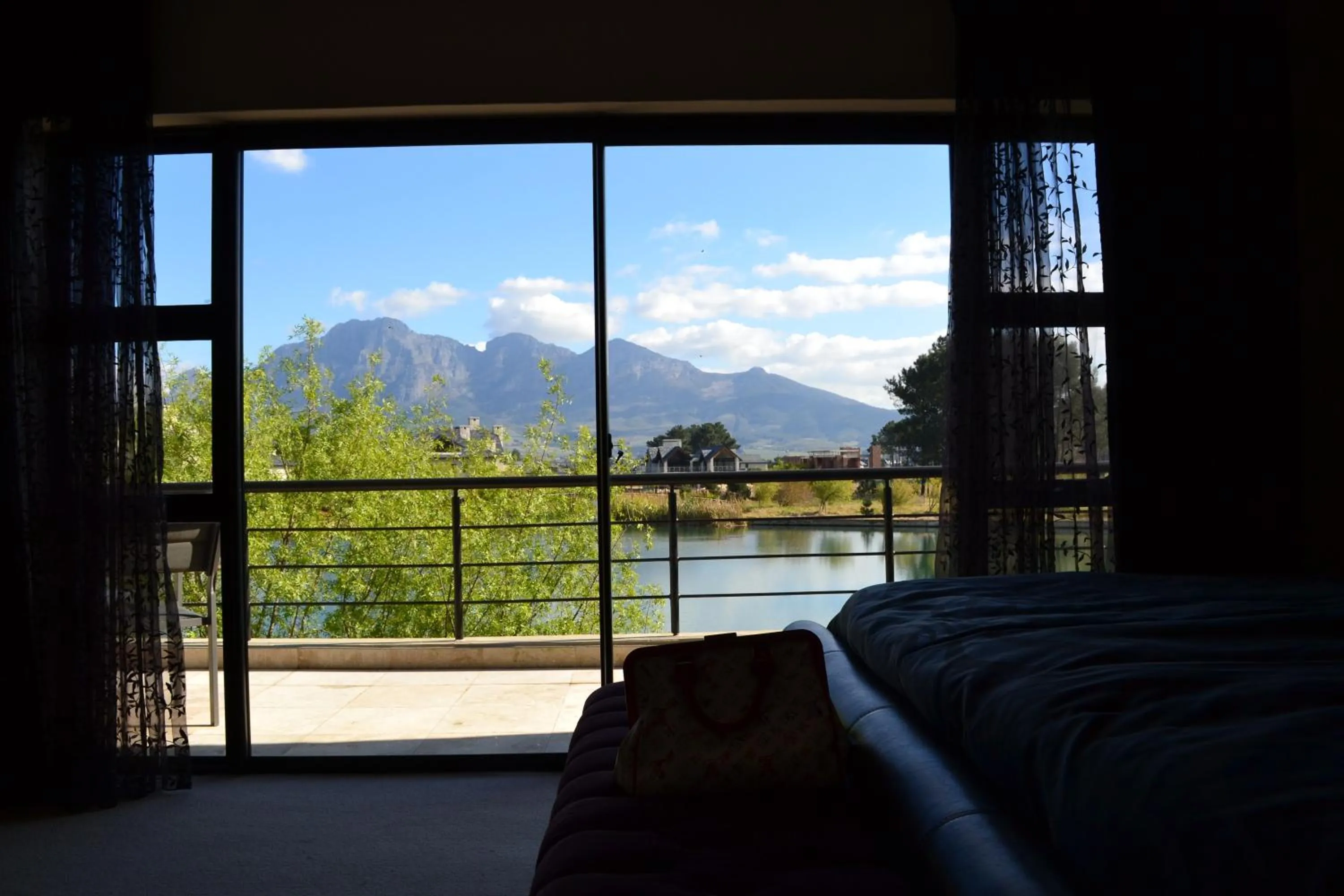 Balcony/Terrace, Bed in Pearl Valley-Golf Safari SA