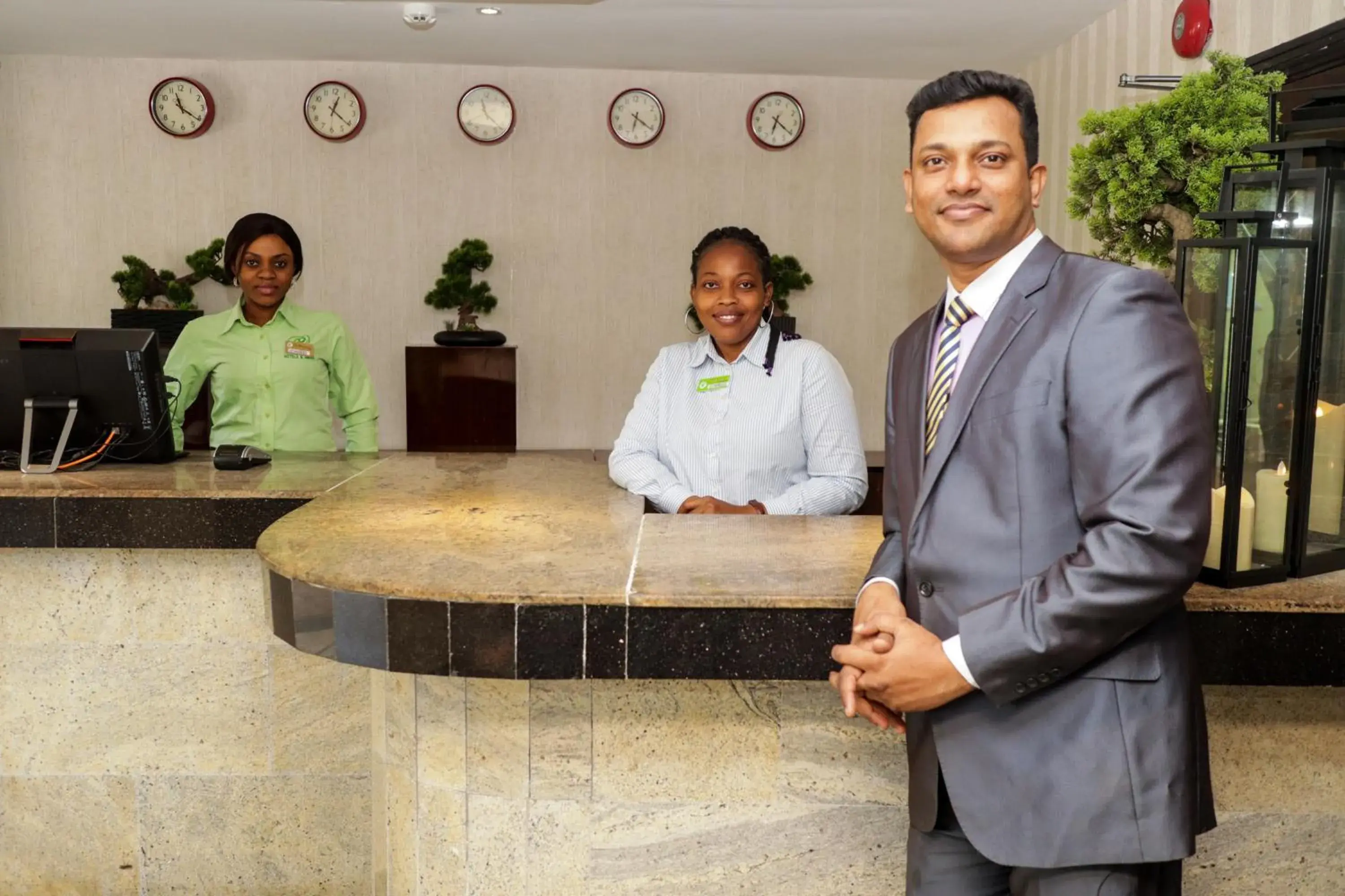 Lobby or reception in De Rembrandt Classic Hotel Lobby or reception in De Rembrandt Classic Hotel